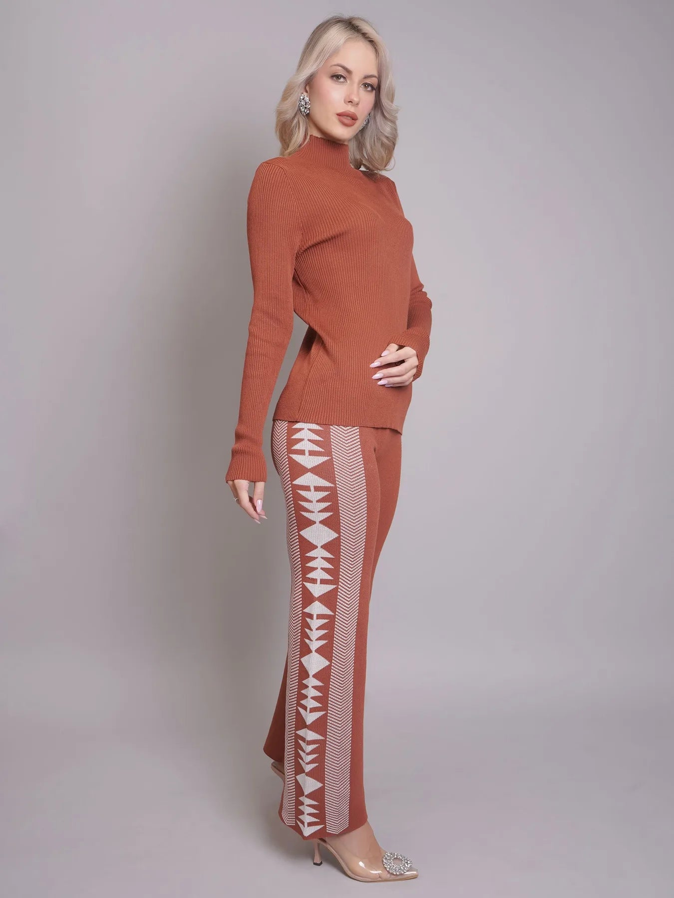 Aztec Printed Three Piece Set