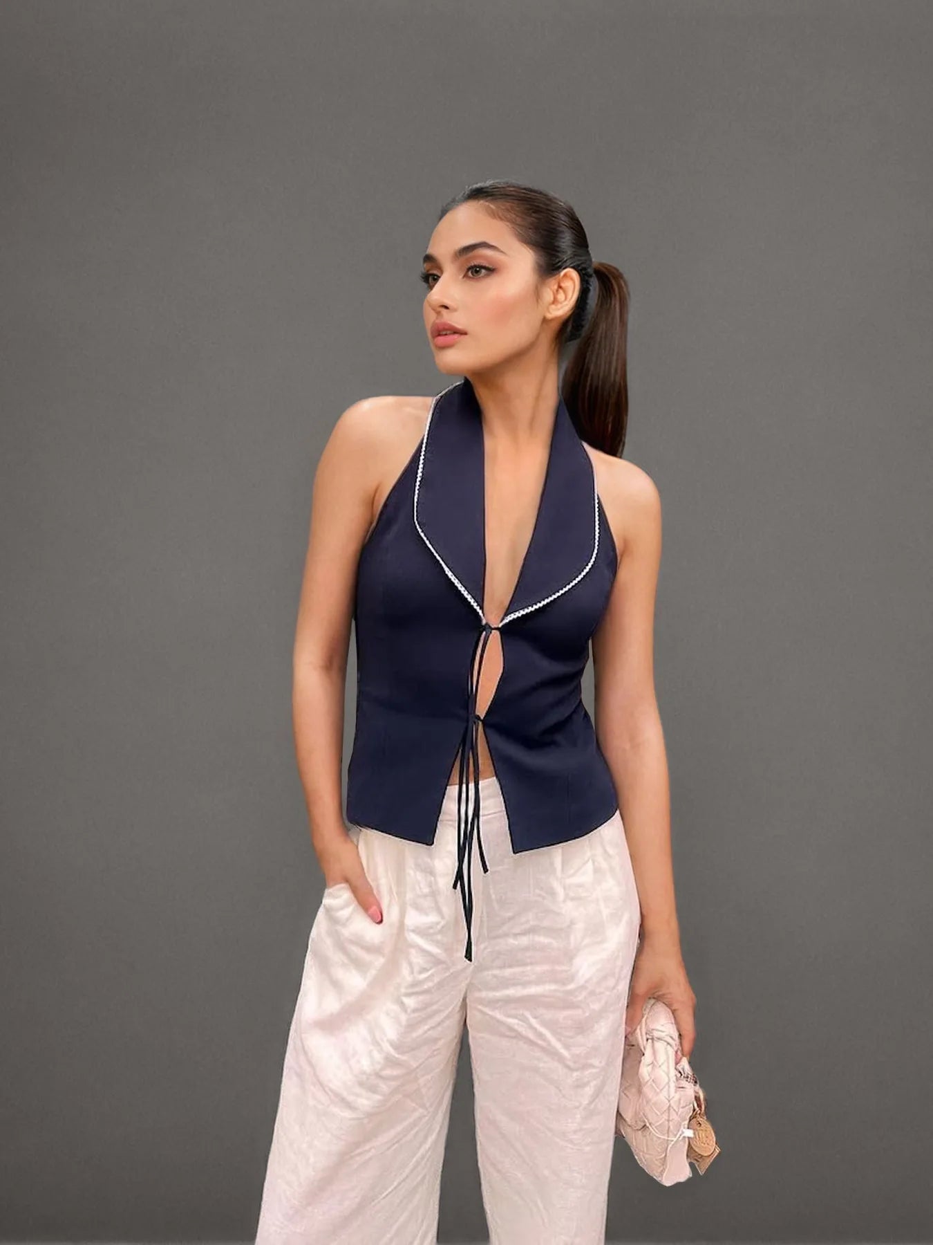 Tied Halter Top