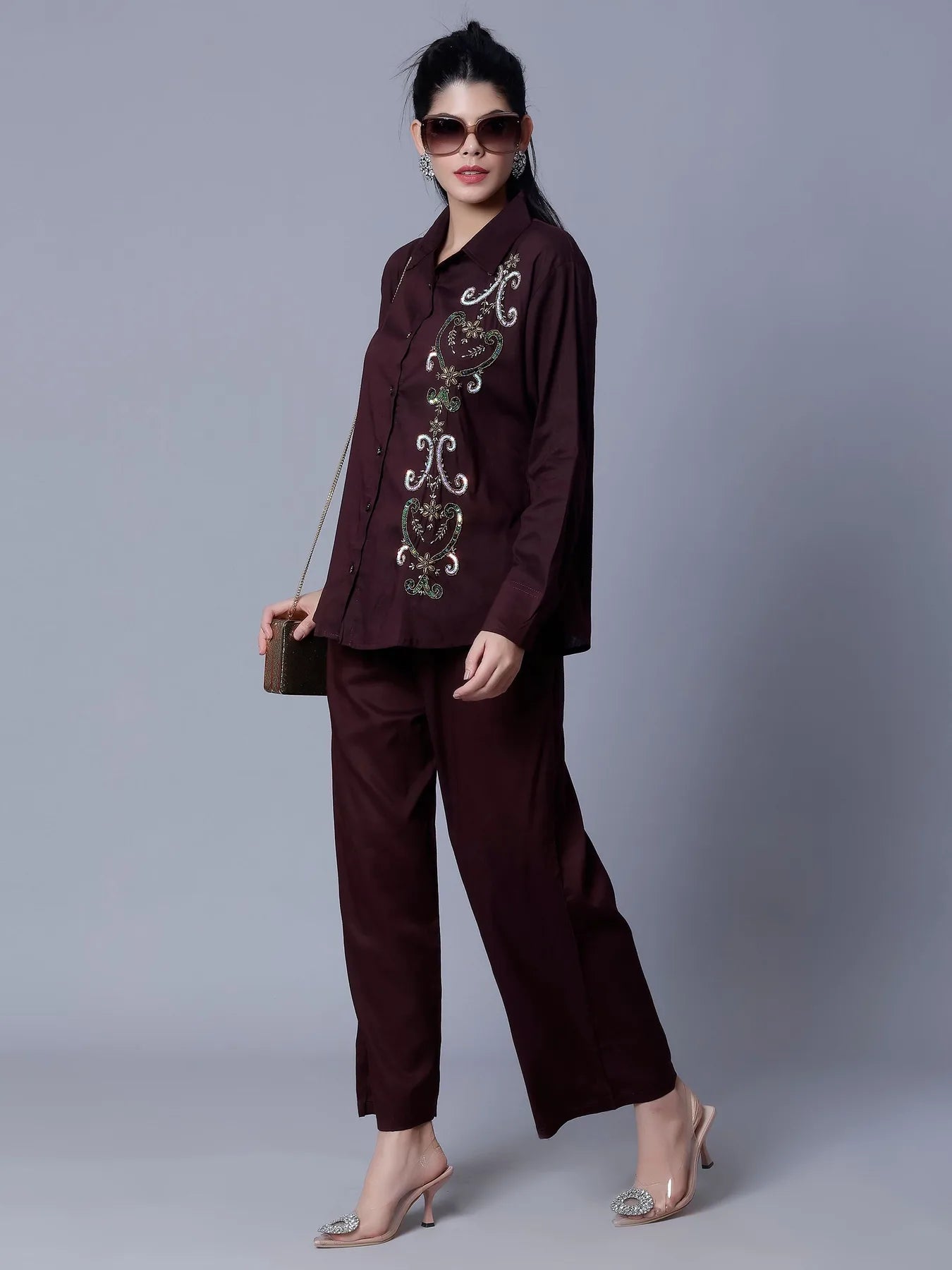 Hand Embroidery Two-Piece Set