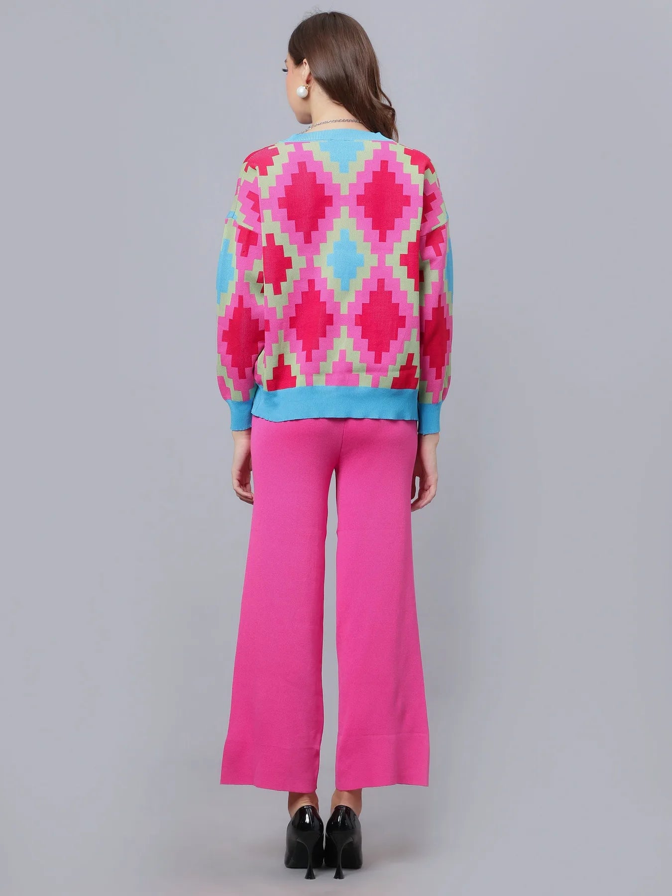 Knitted Cardigan Pant Two-Piece Set