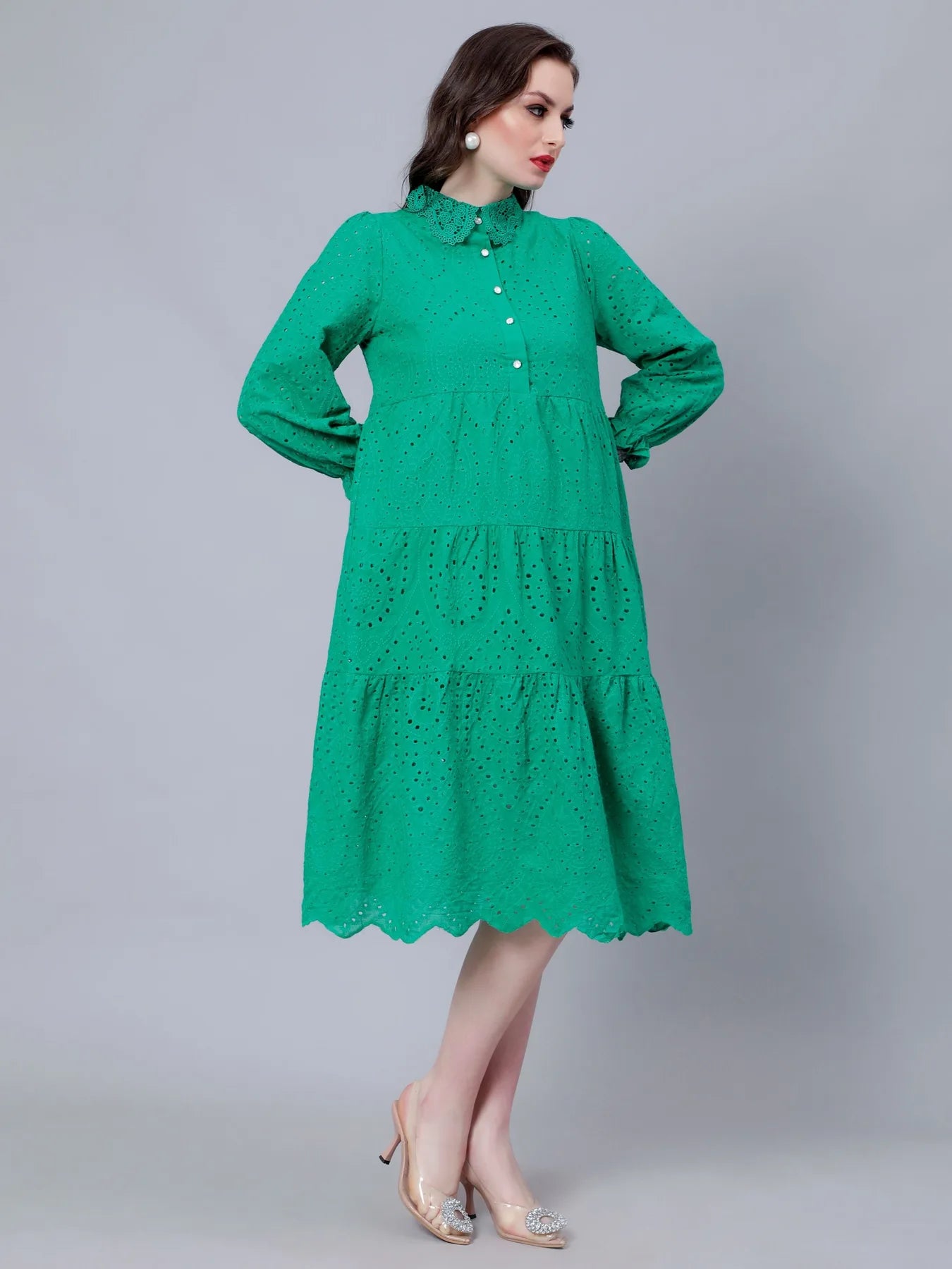 Hollow Hook Chicken Dress
