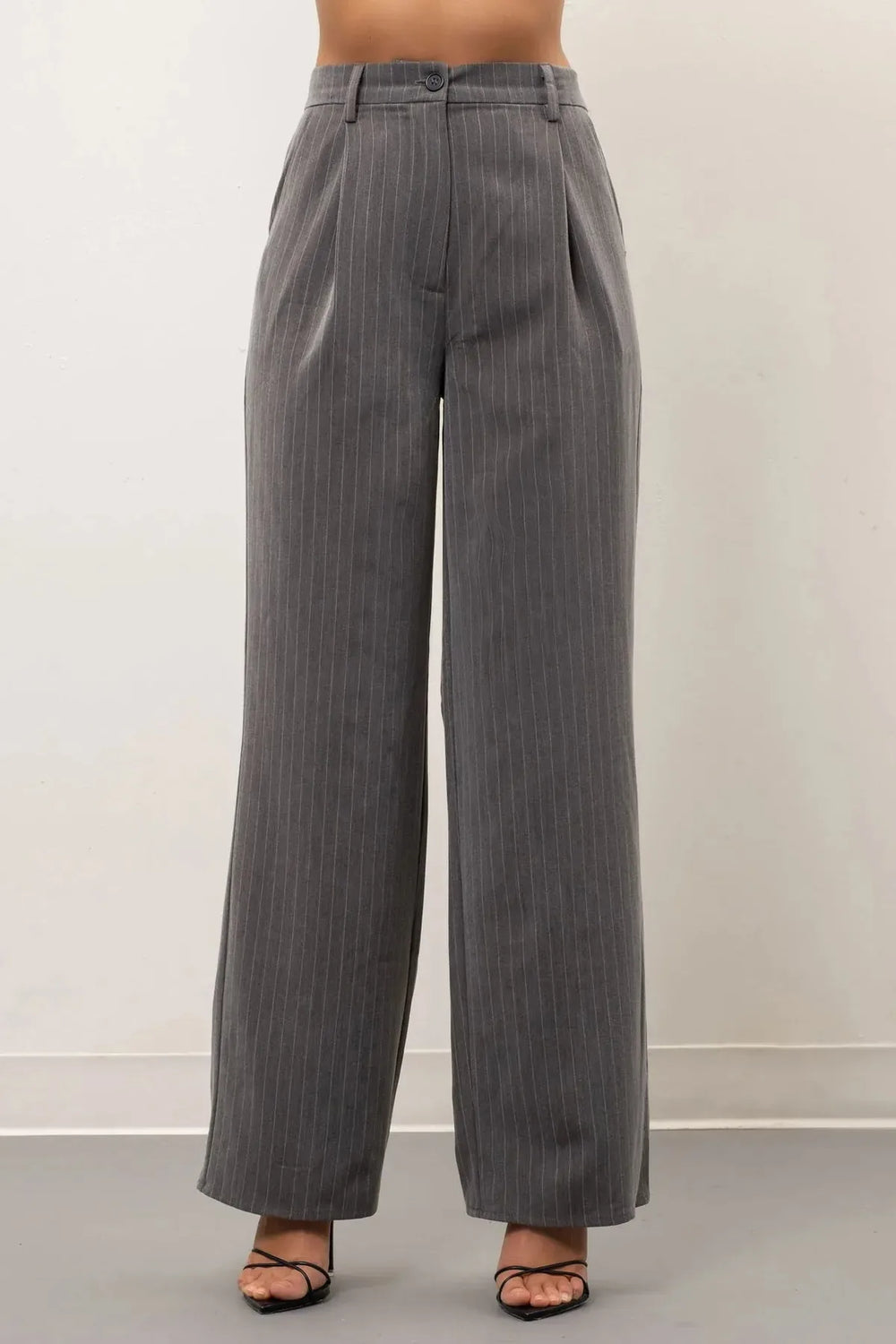 Pinstripe Two-Piece Set