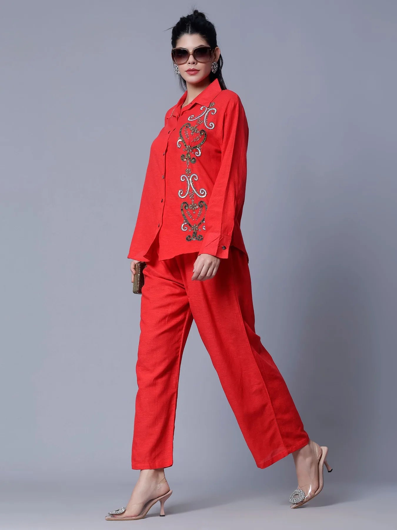 Hand Embroidery Two-Piece Set