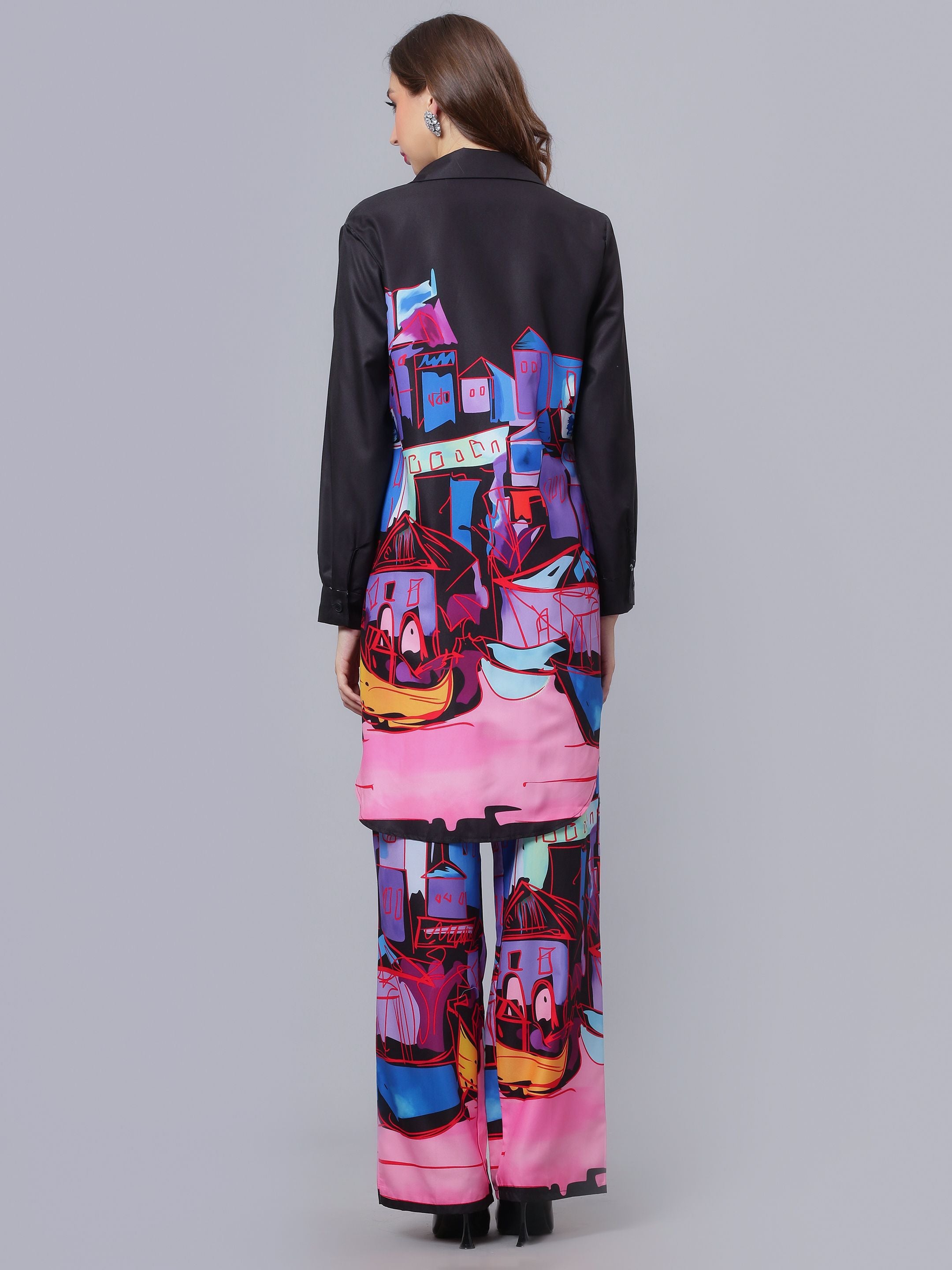 Town House Printed Two-Piece Set