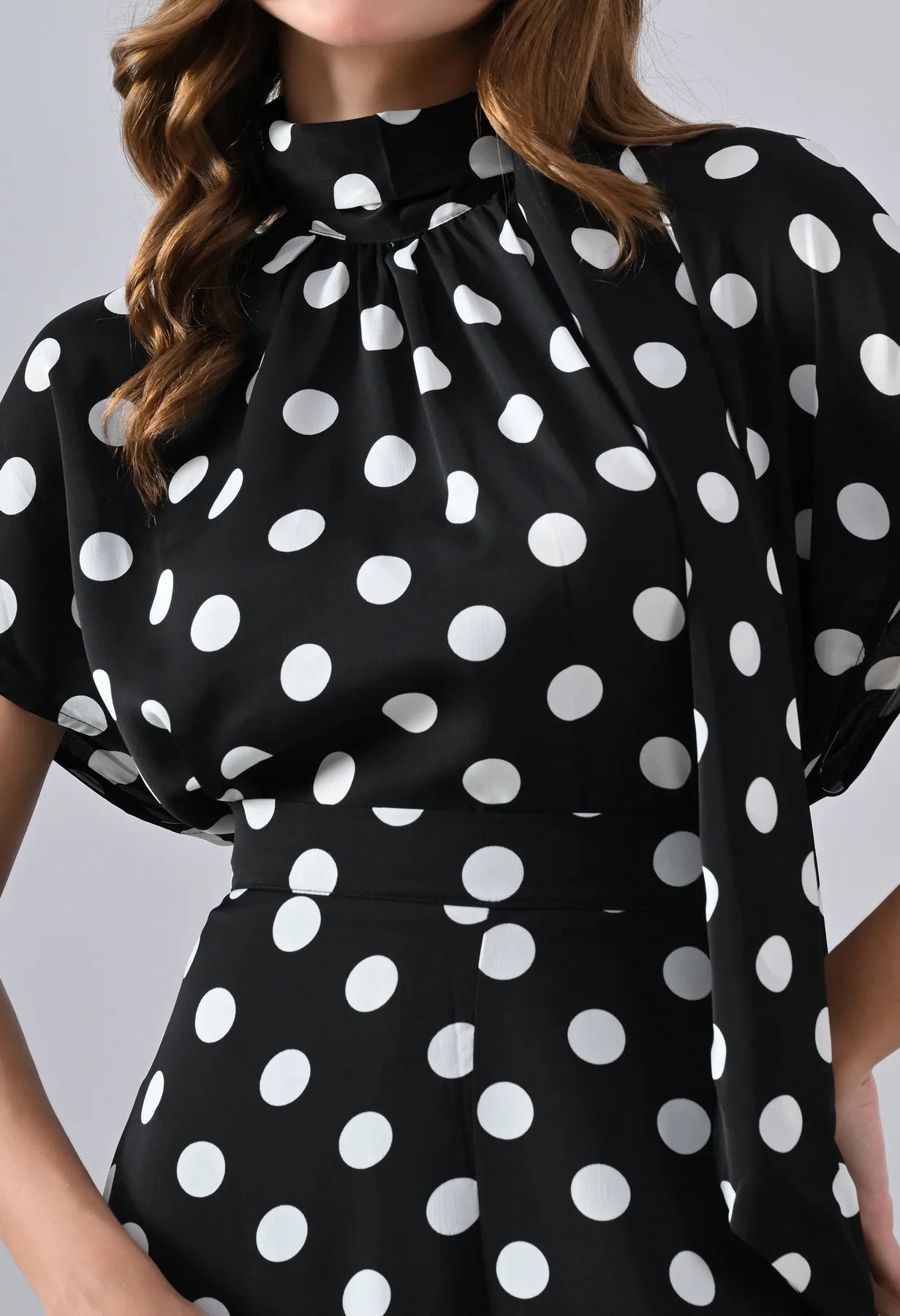 Polka Charm Maxi Dress