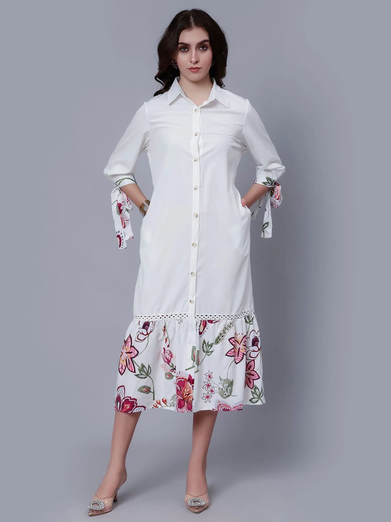 Casual Long Shirt Dress