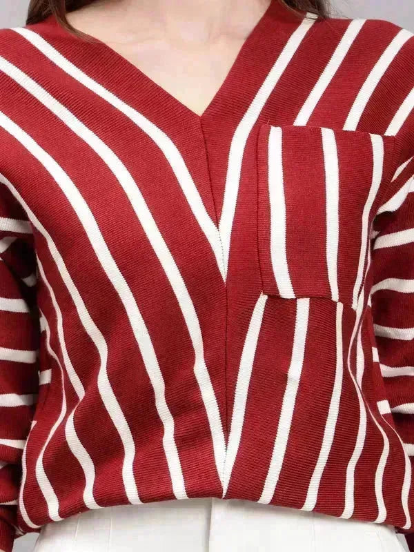 Striped Knitted Pullover