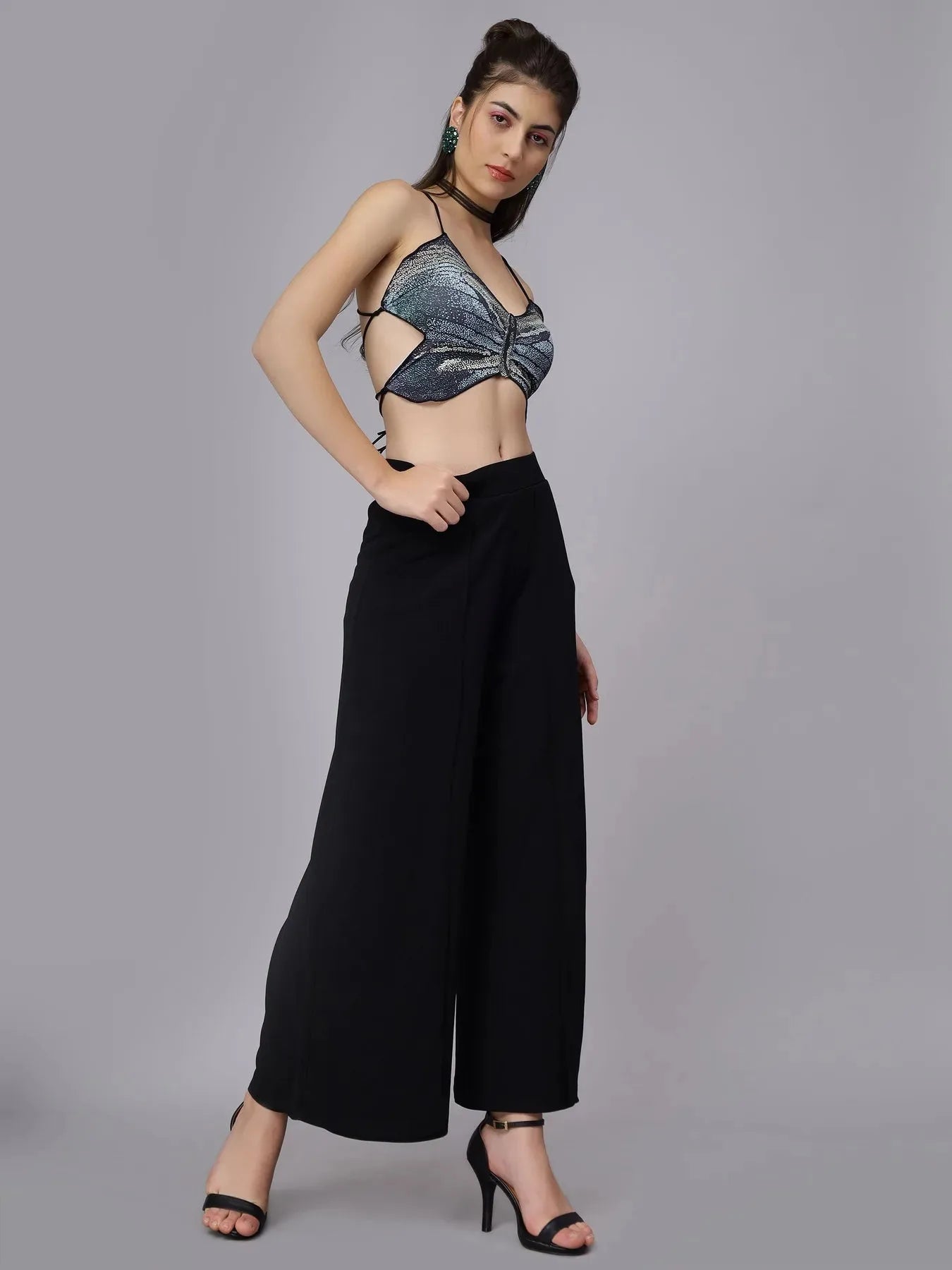 Sexy Butterfly Backless Tank Top