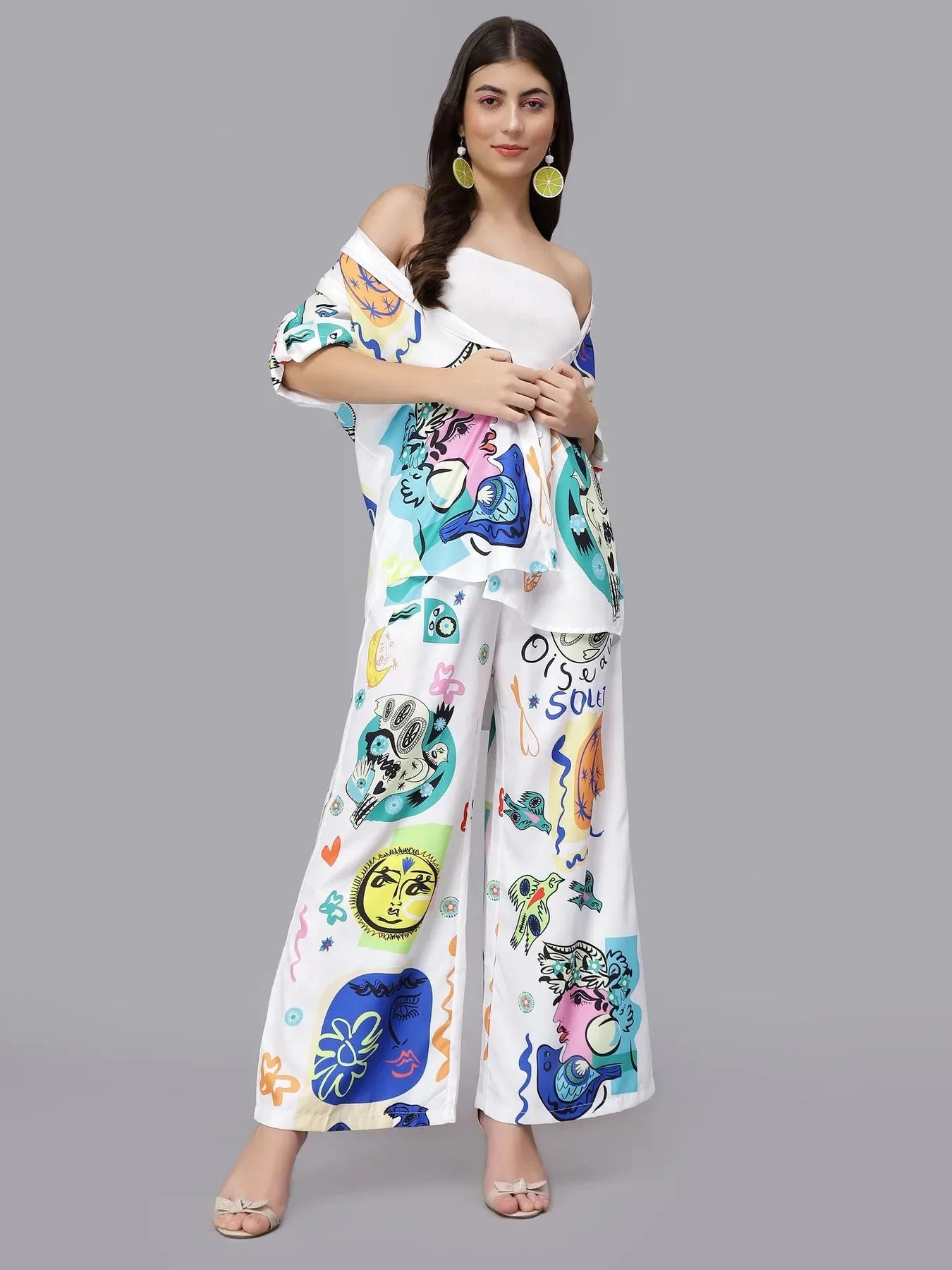 Sunburst Serenade Printed Two Piece Set