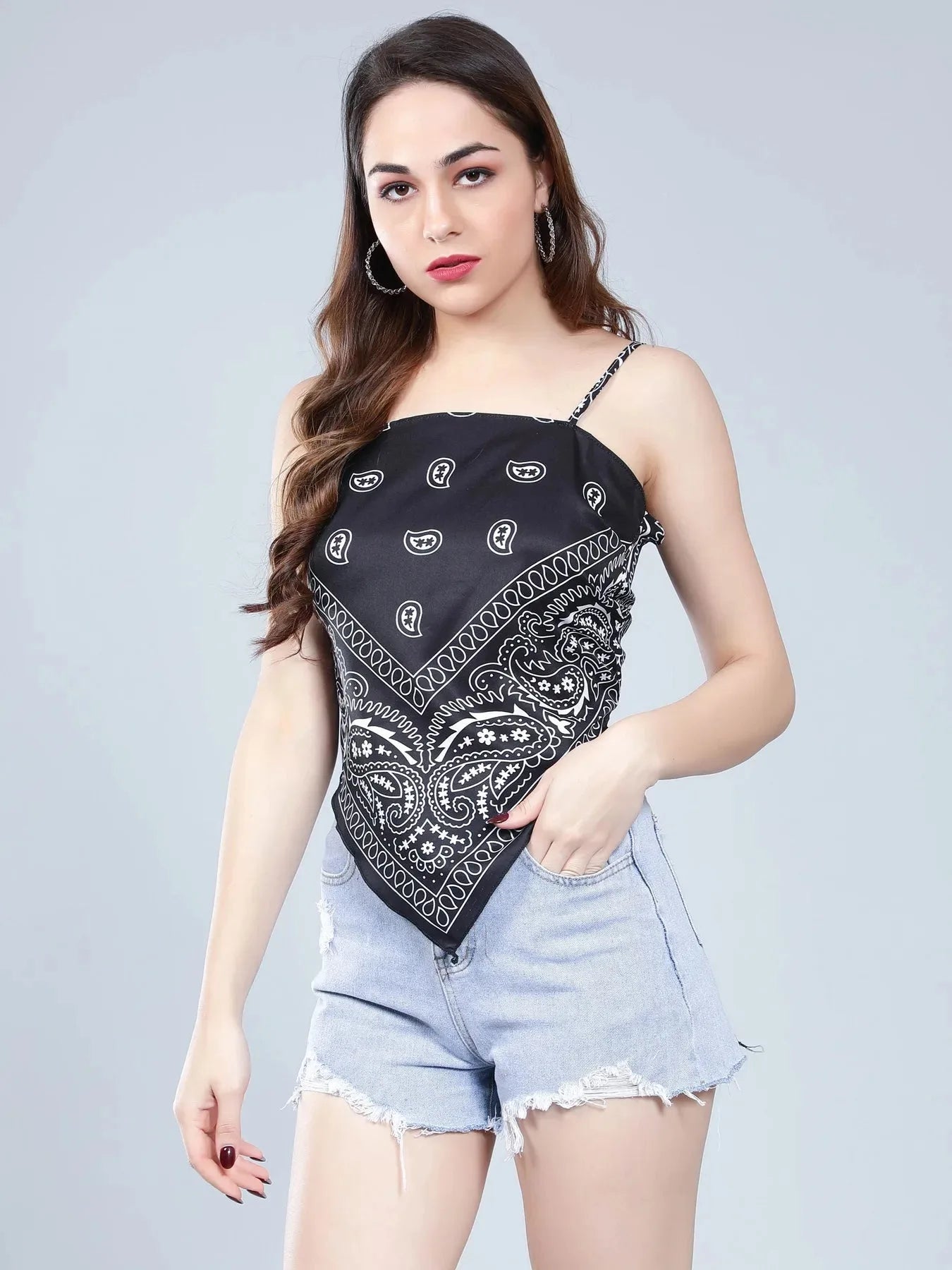 Backless Scarf Top