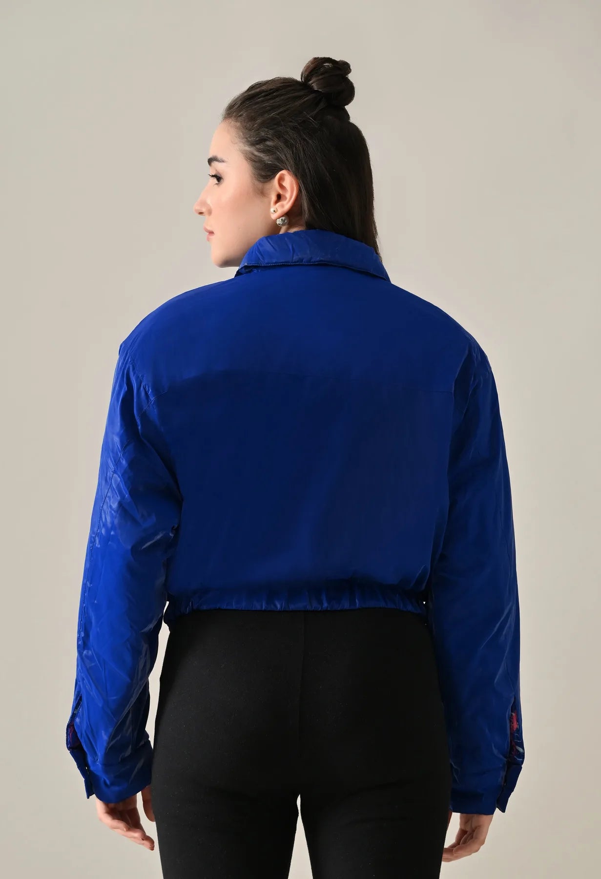 Sky Snap Bomber Jacket