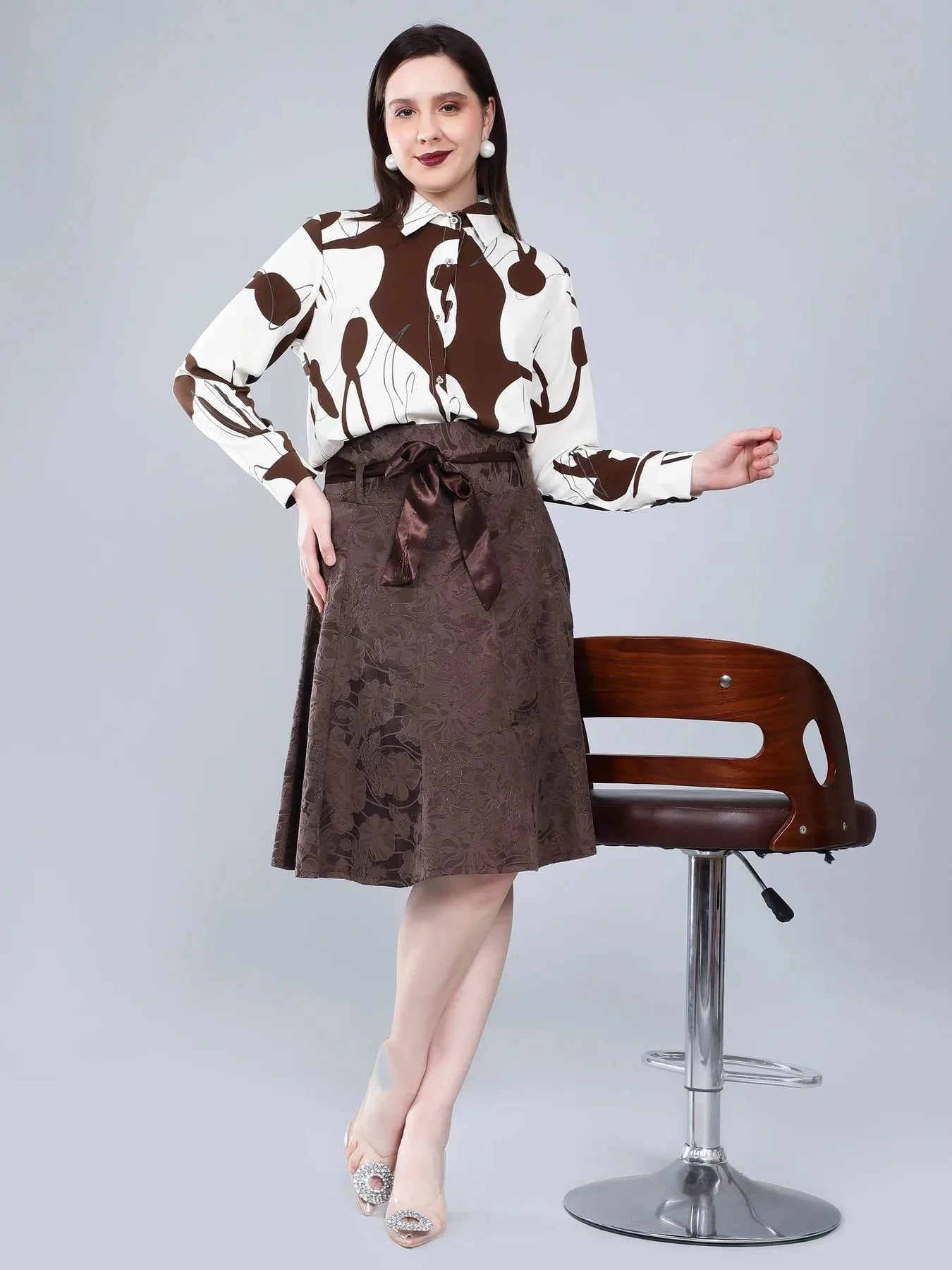 Vortex Print French Shirt