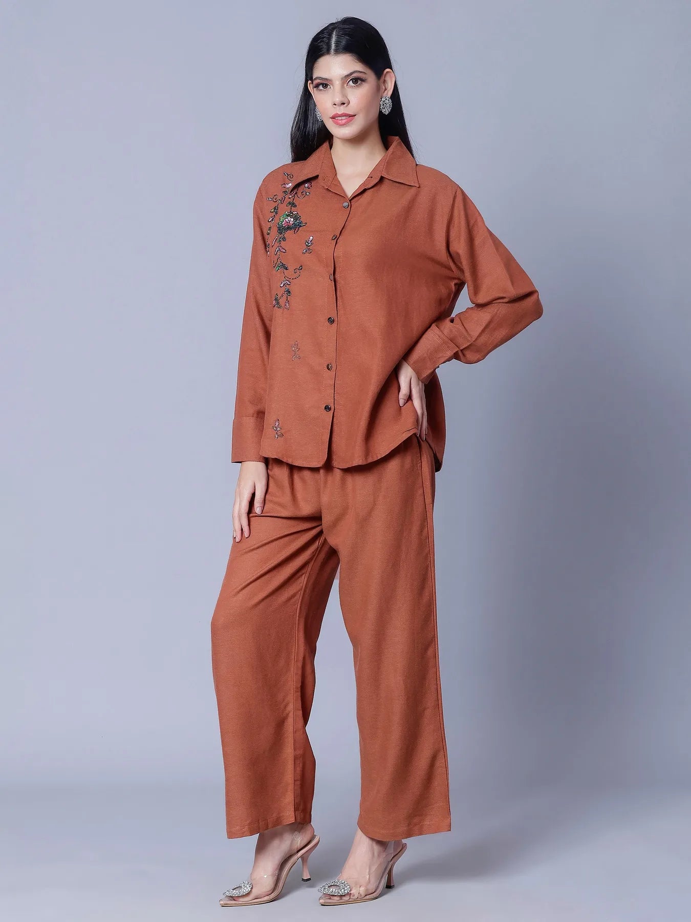 Hand Embroidery Two-Piece Set