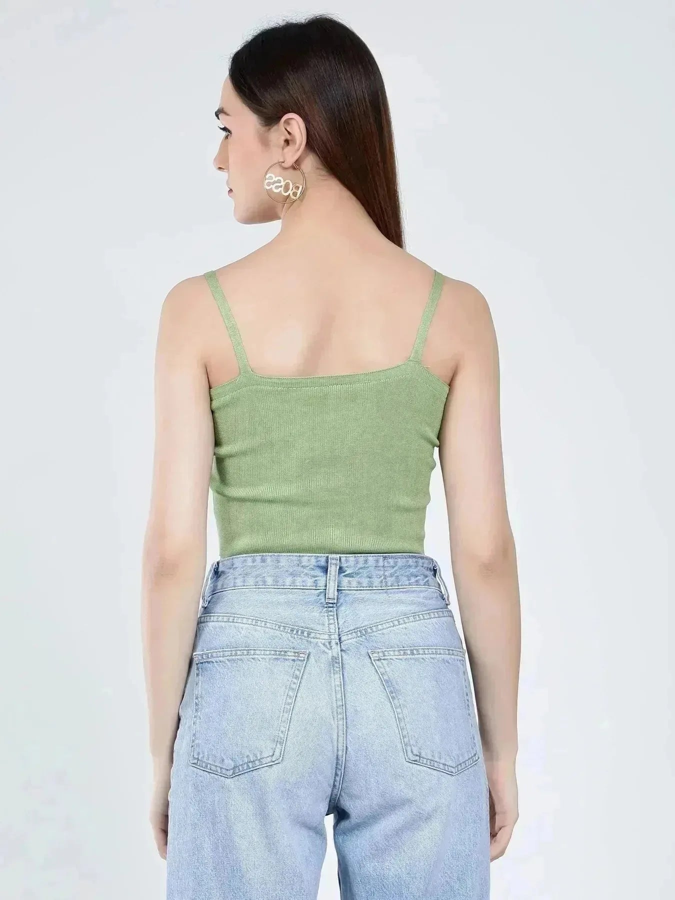 Floral Appliques Cami Top