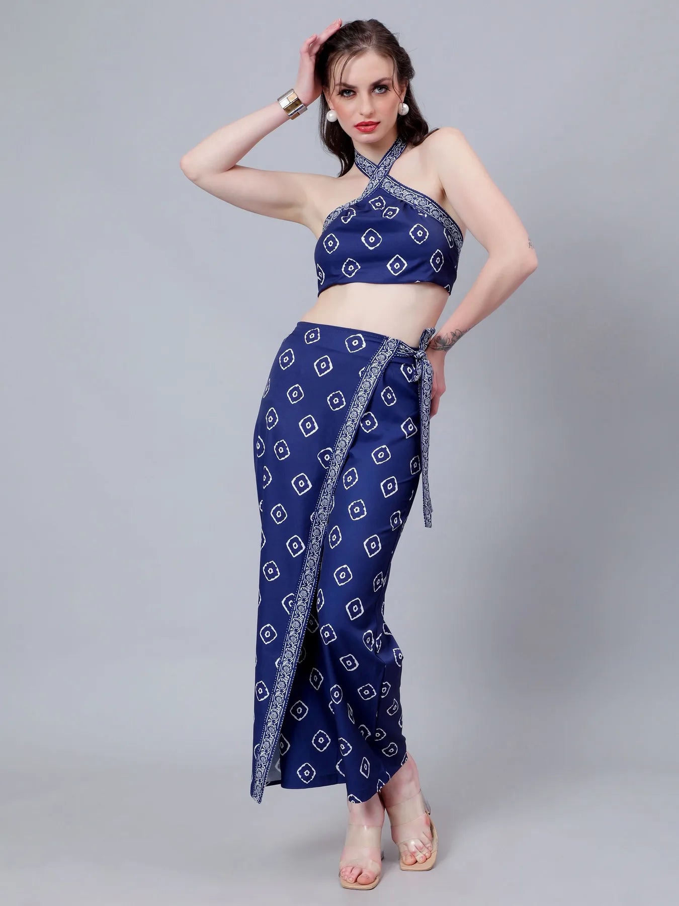 Batik Printed Two-Piece Set