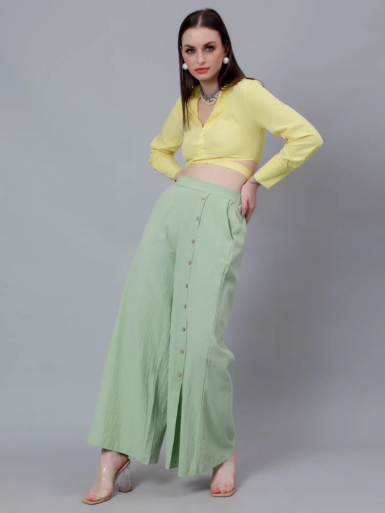 Classic Blouse & Culottes Set