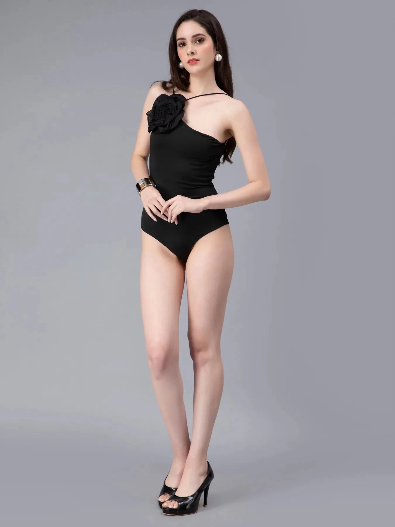Flower Accent Bodysuit