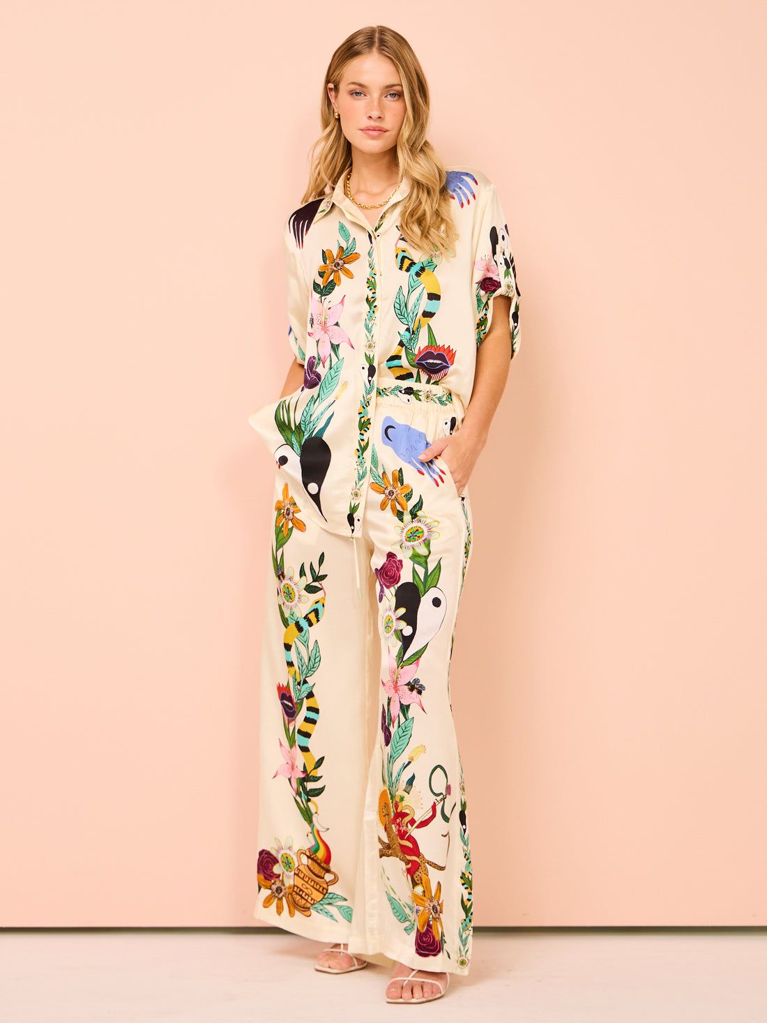 All Over Printed Two Piece Set