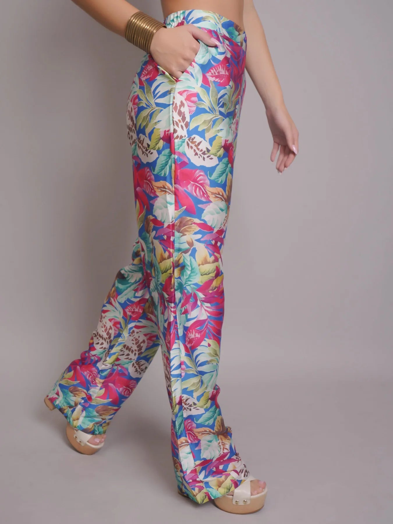 Floral Printed Pant Suit