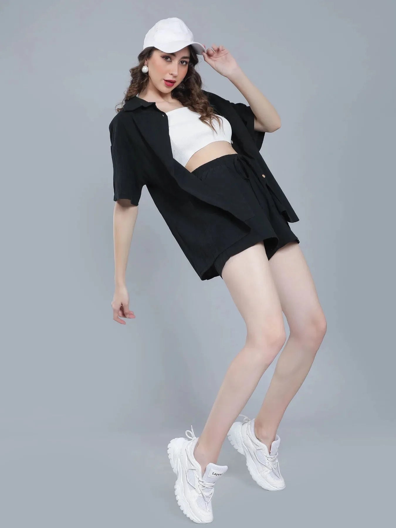 Shirt Shorts Two-Piece Casual Set