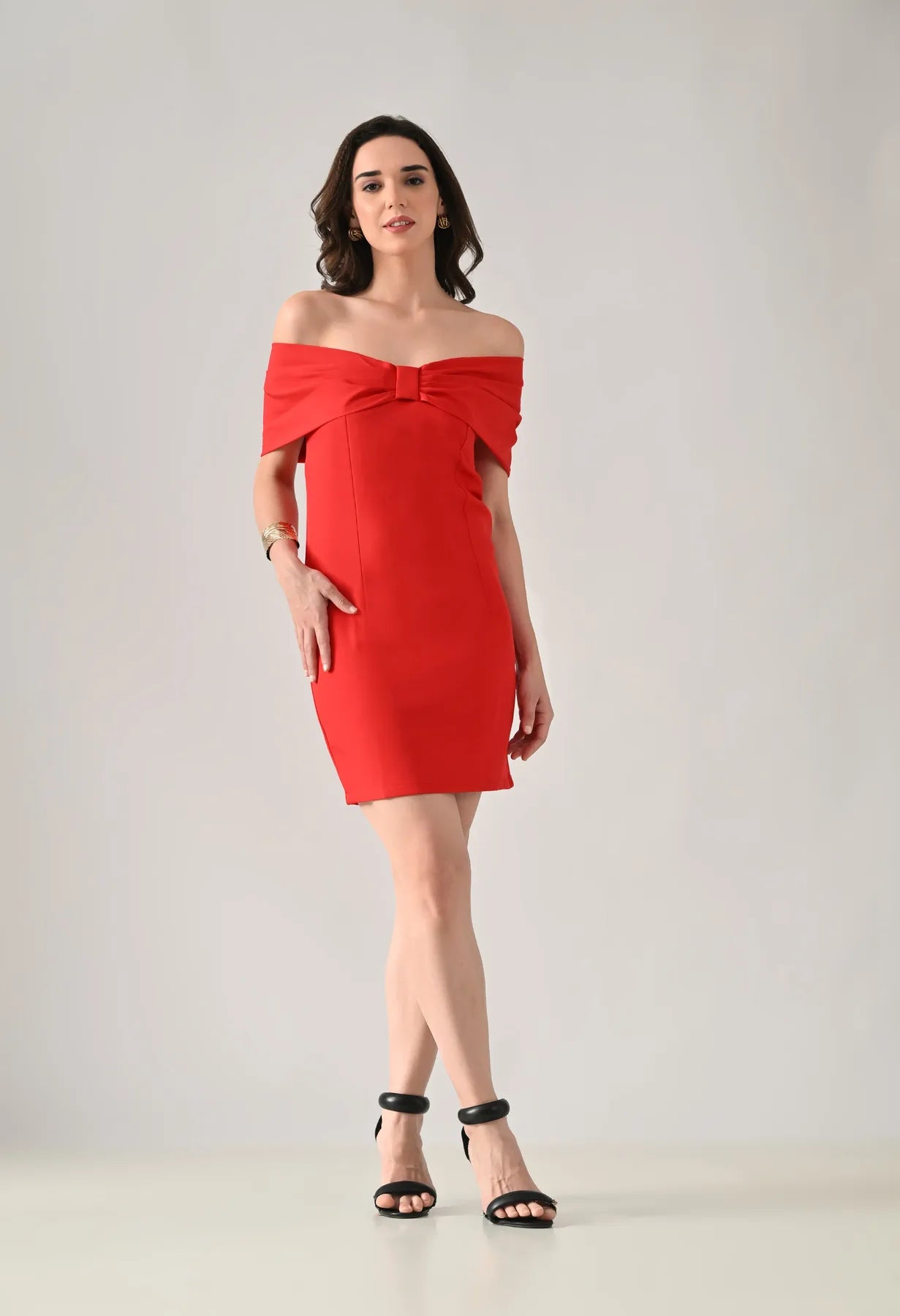 Off-Shoulder Mini Dress