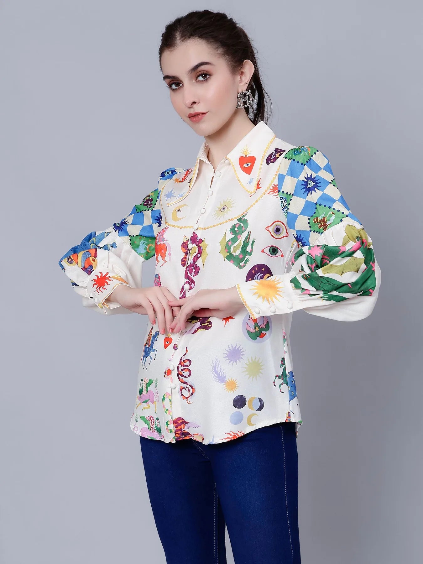 Mystic Animal Printed Shirt