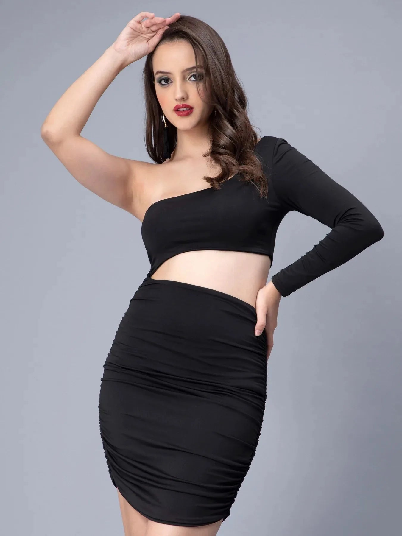 Sexy Hollow Out Short Dress