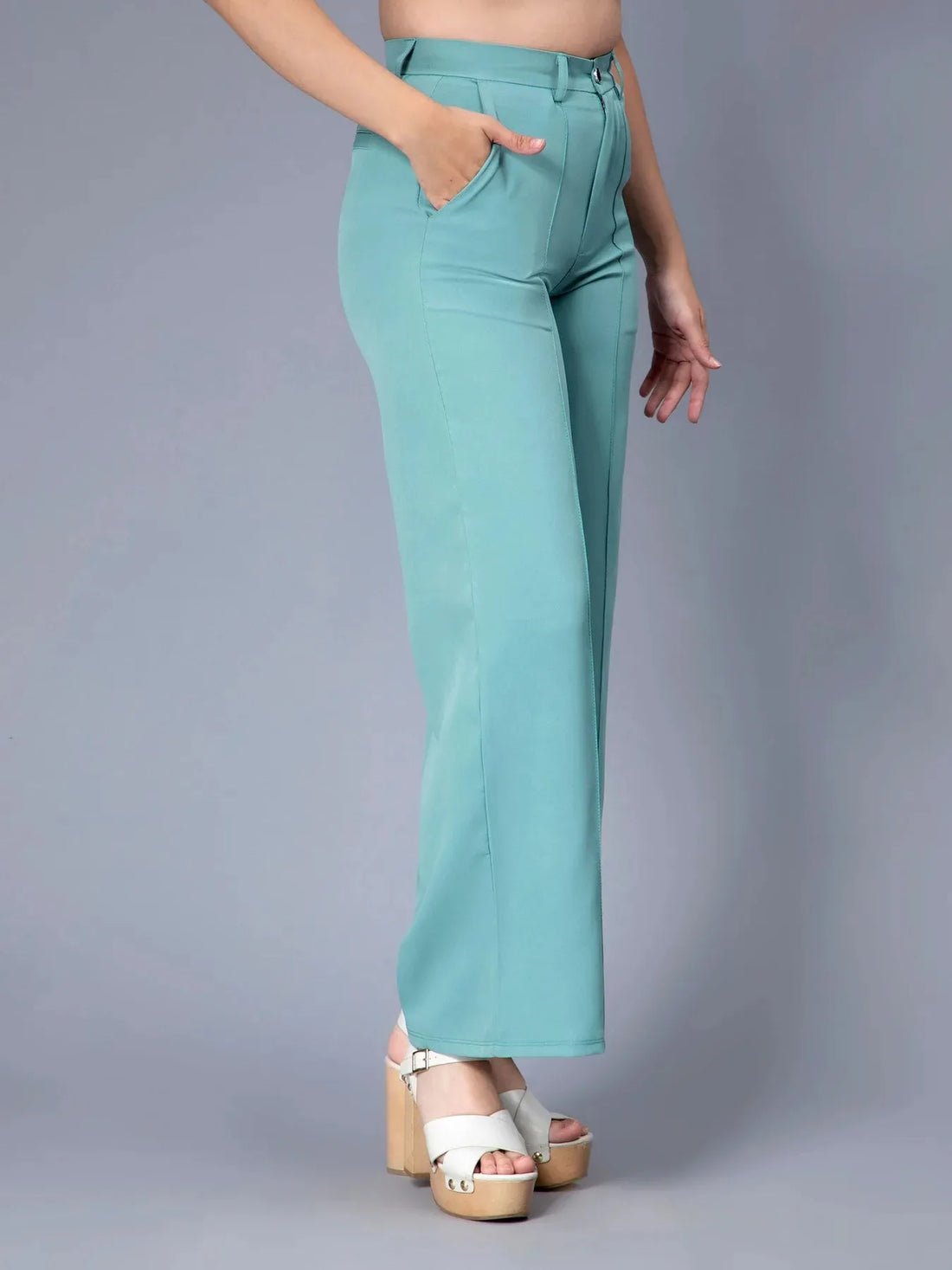 Pintuck Straight Pants