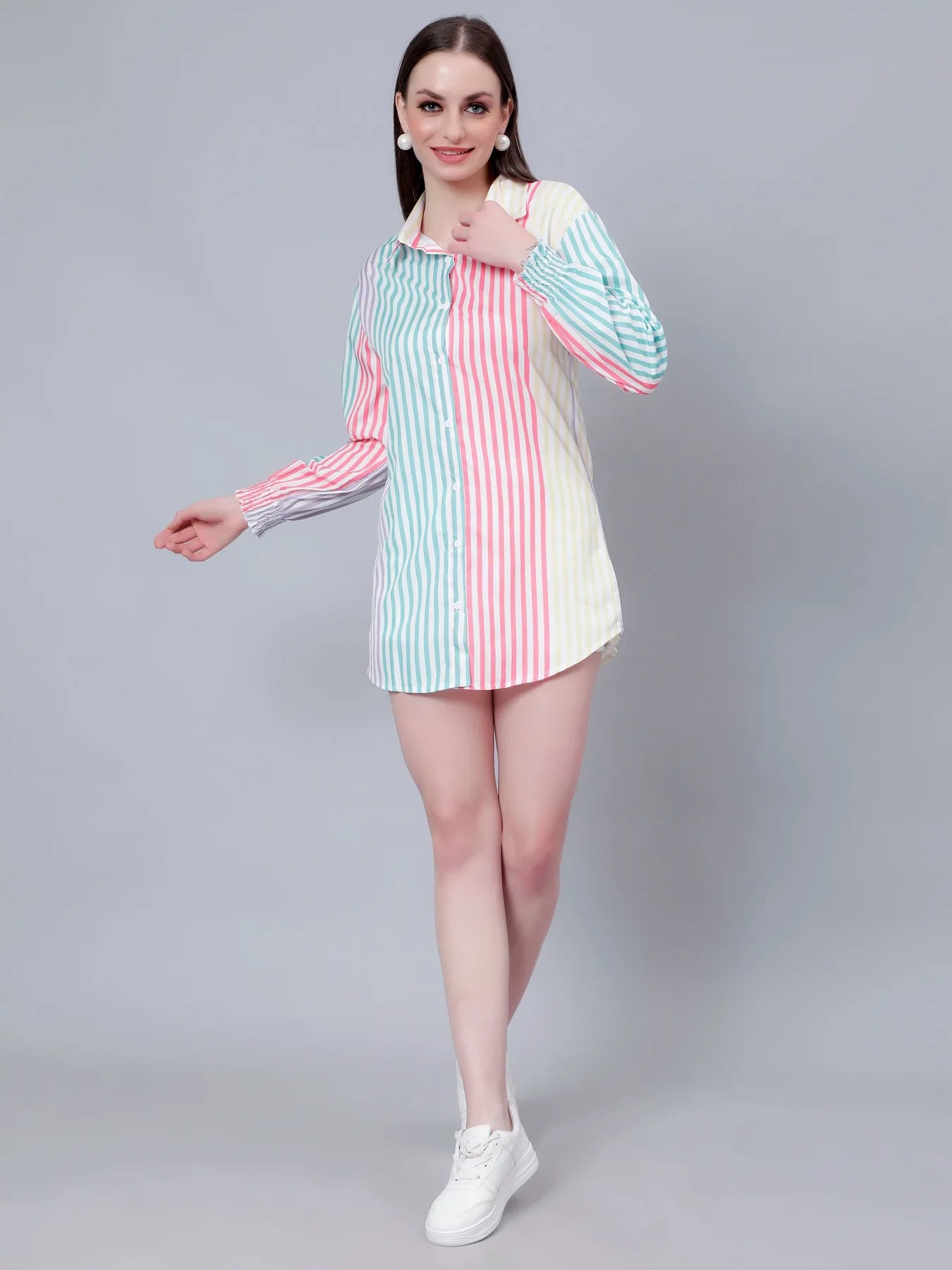 Multi Color Striped Shirt