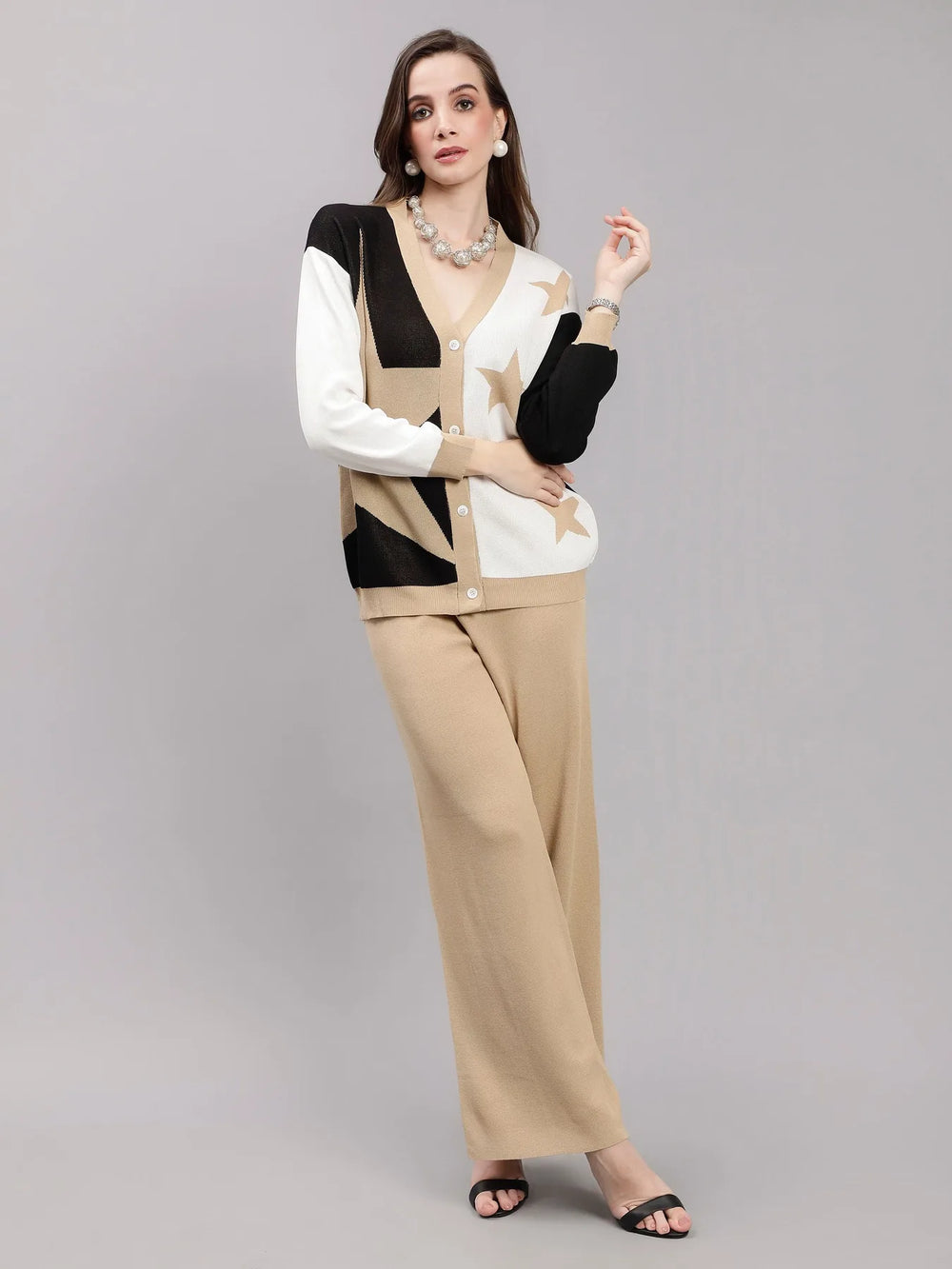 Star Knit Two Piece Set