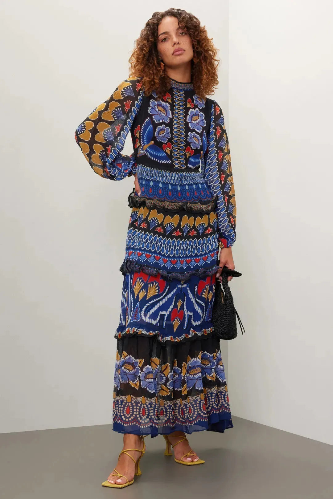 Floral Printed Maxi Dress