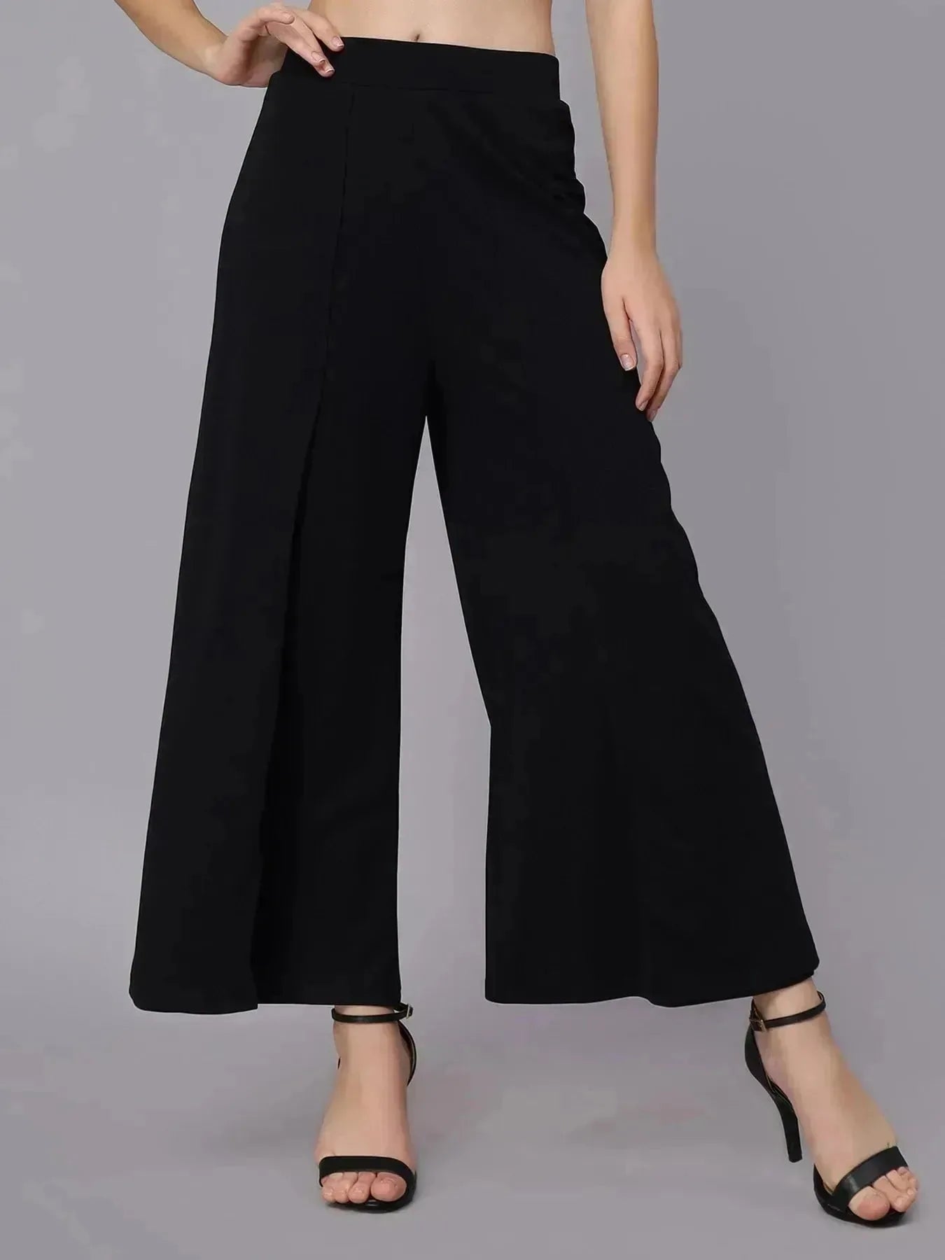 Front Overlap Slit Pants