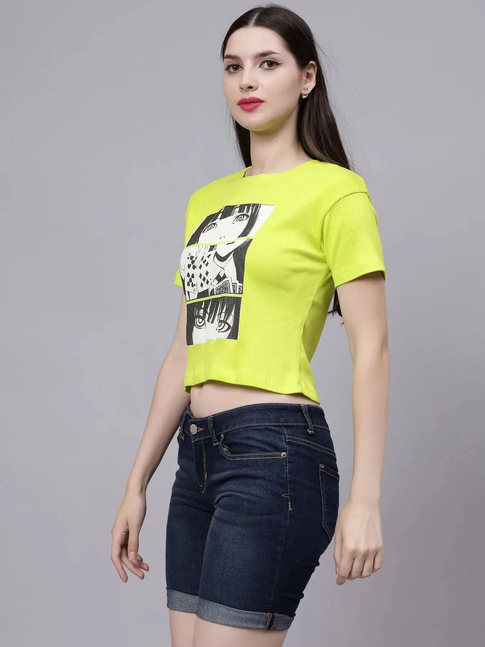 Naruto Anime Eye Printed T-Shirt