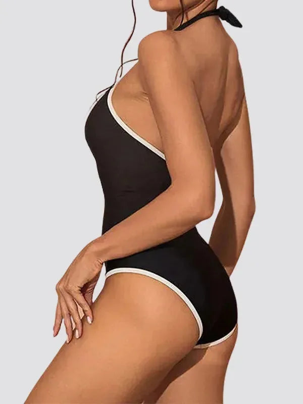 Cut Out Halter Monokini