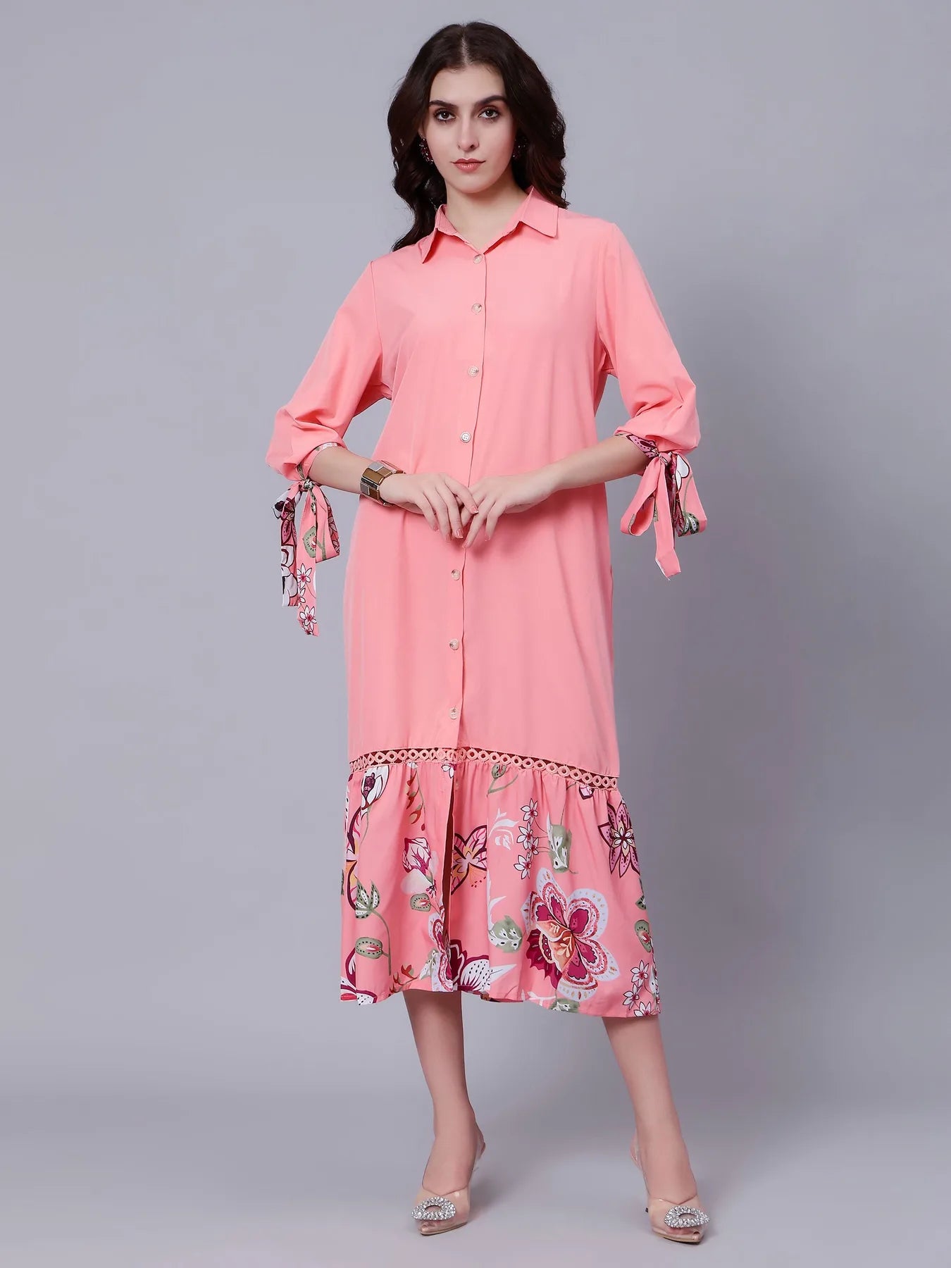 Casual Long Shirt Dress