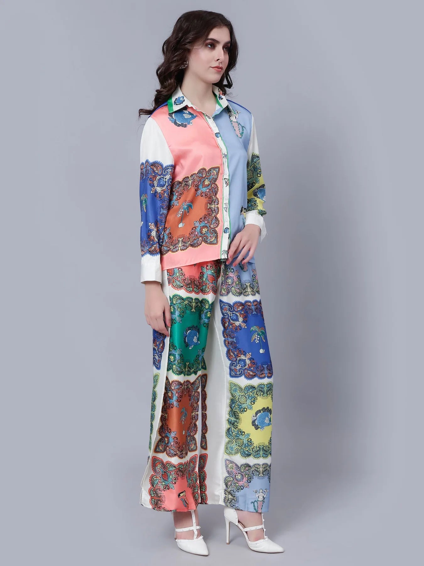 Bohemian Printed Two-Piece Set