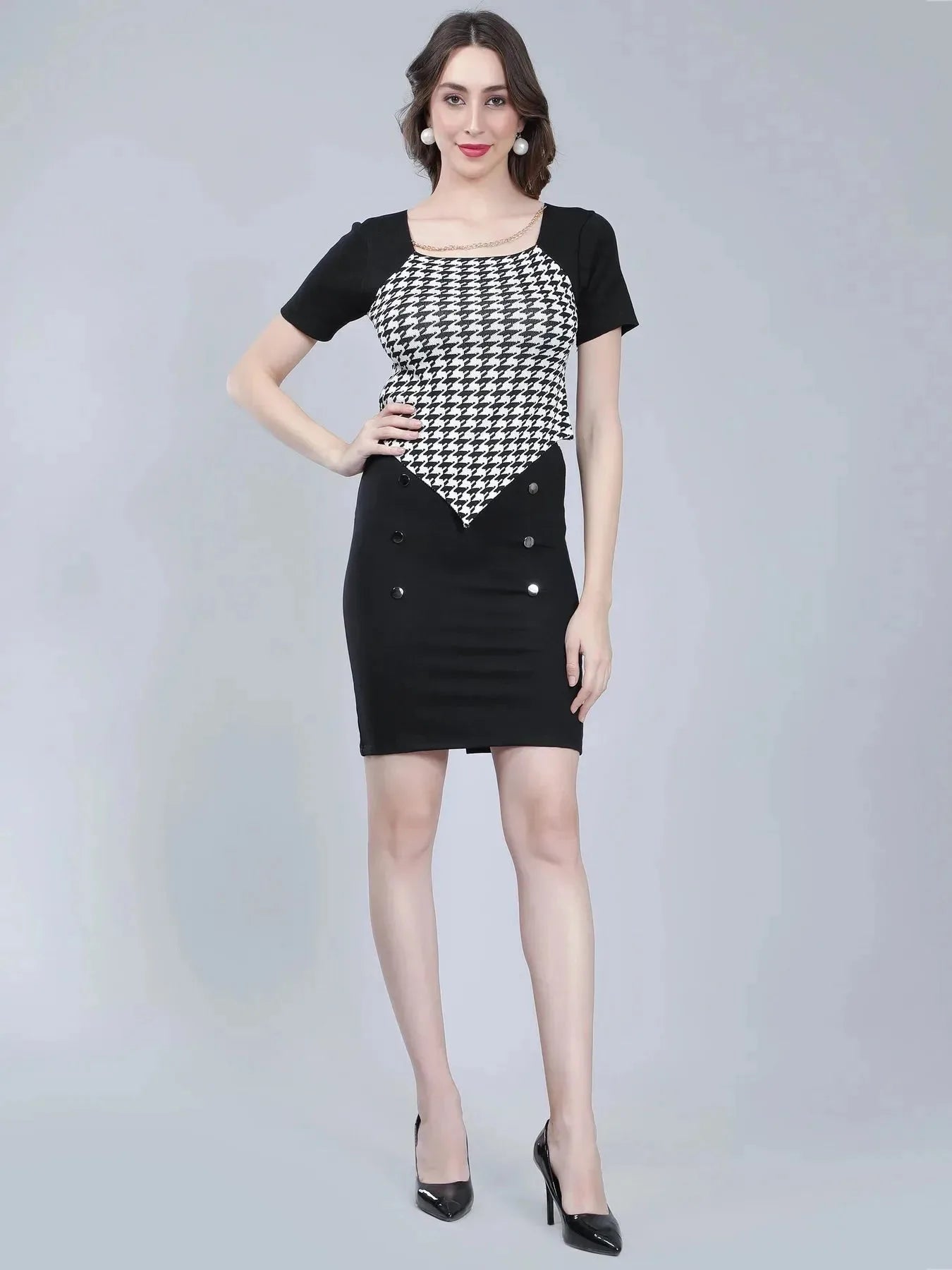 Herringbone Knitted Top