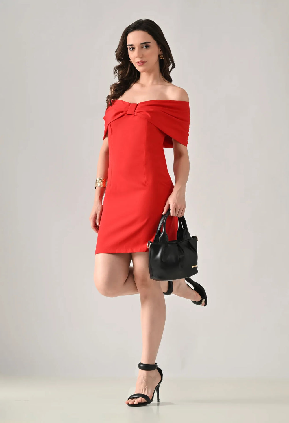 Off-Shoulder Mini Dress