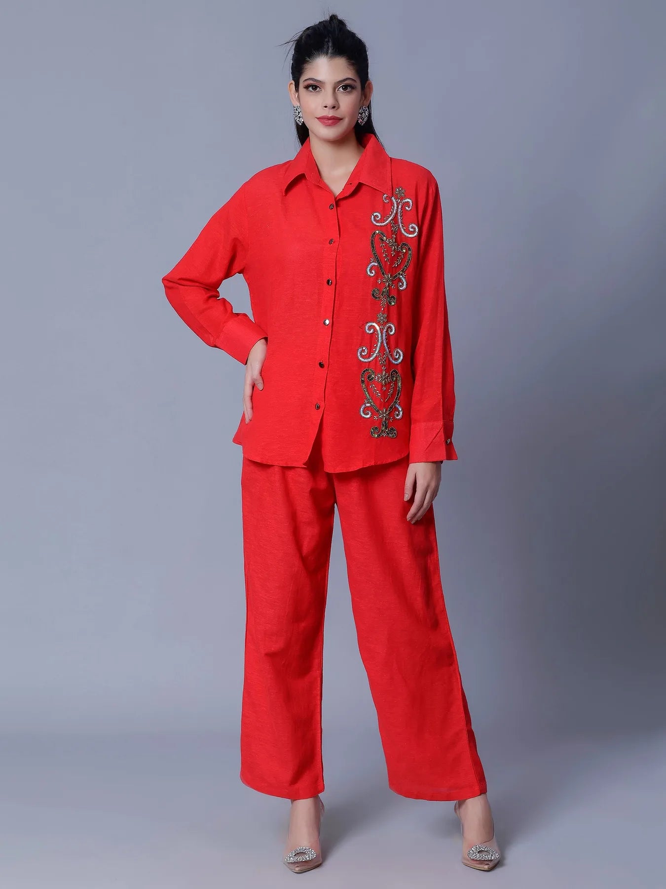 Hand Embroidery Two-Piece Set