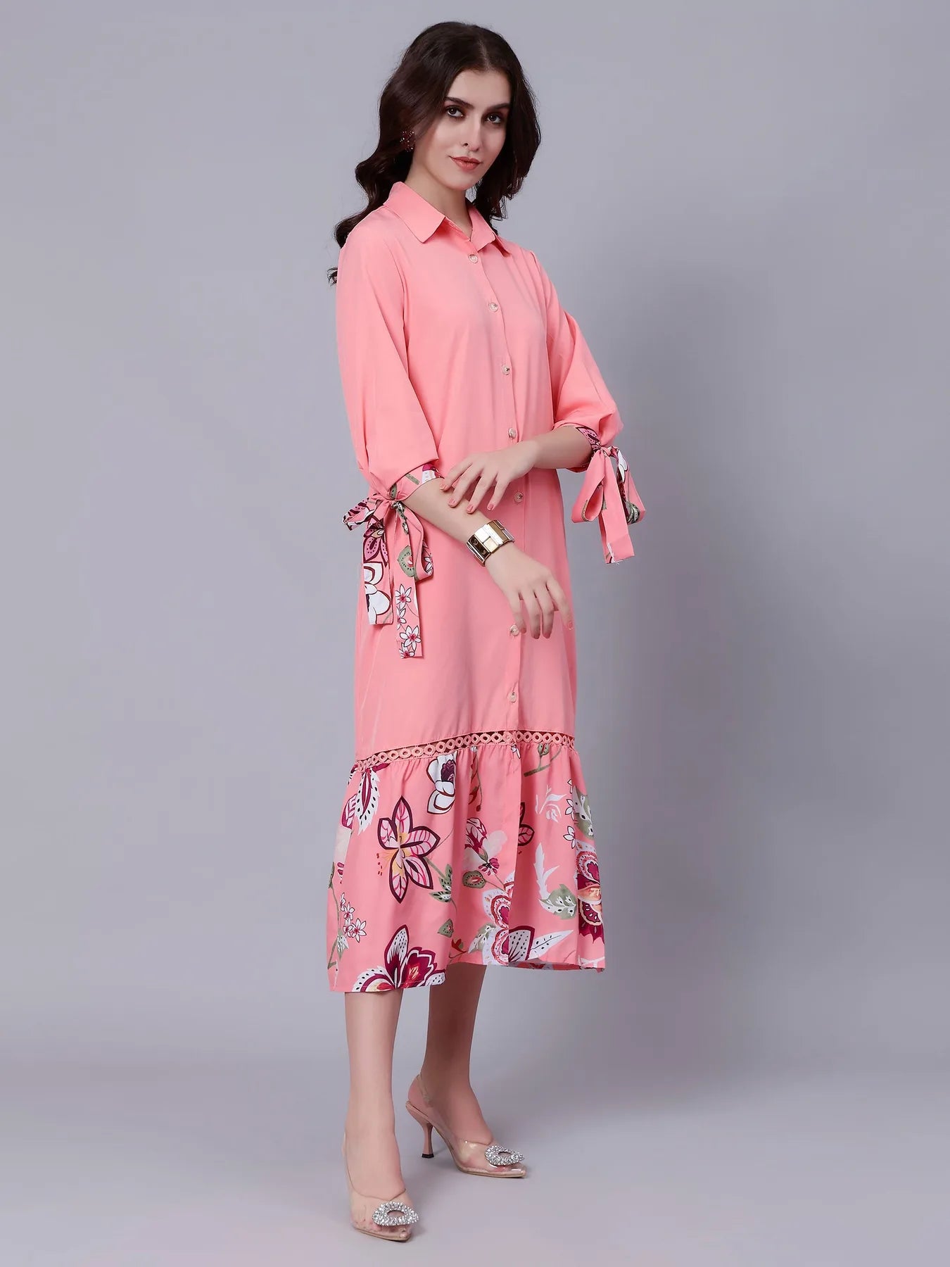 Casual Long Shirt Dress