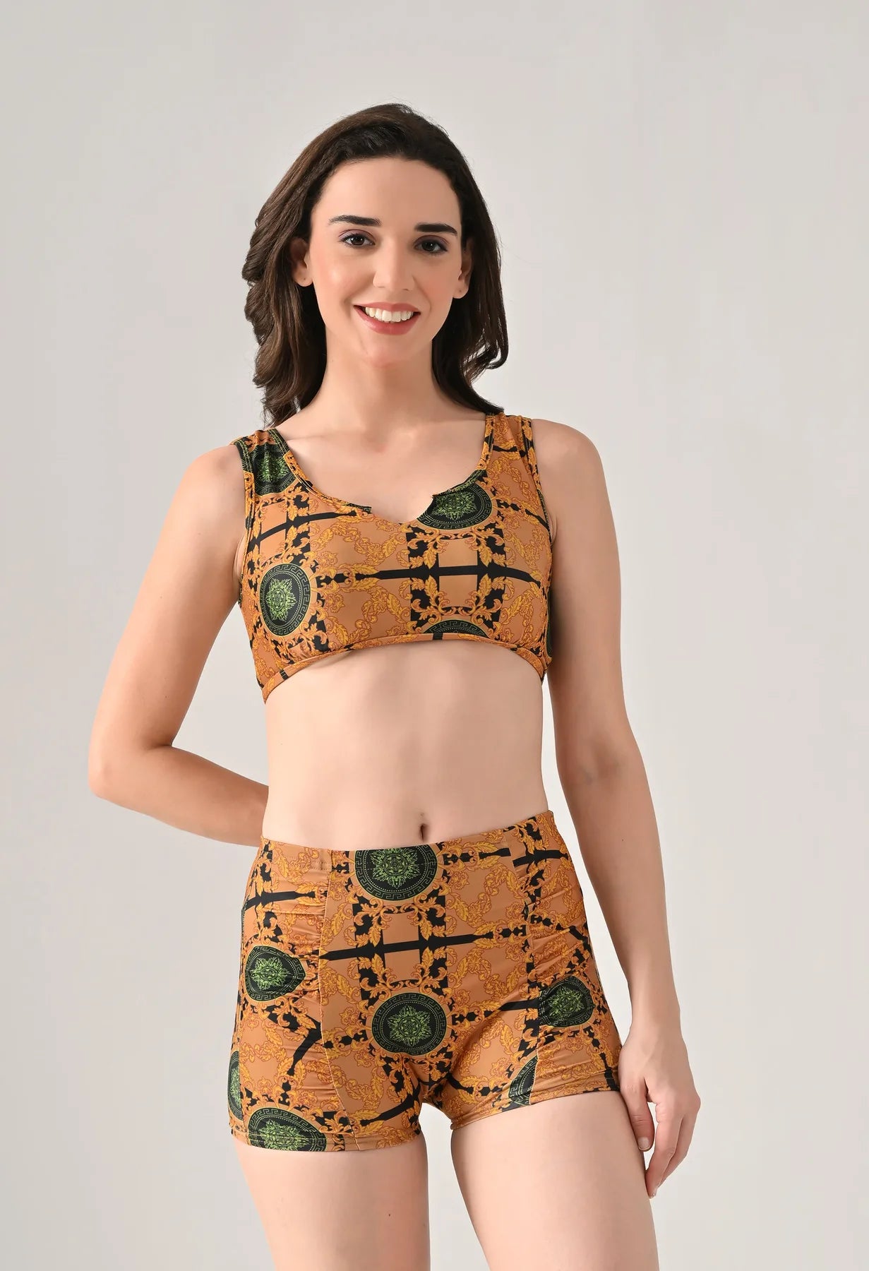 Baroque Two-Piece Swimsuit