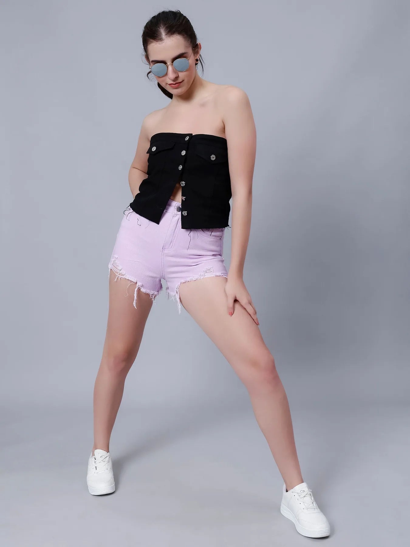 Hot Ripped Denim Shorts