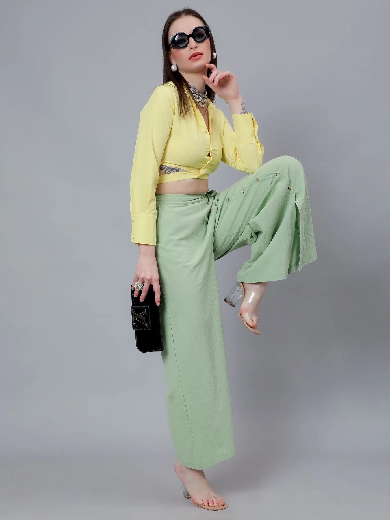 Classic Blouse & Culottes Set
