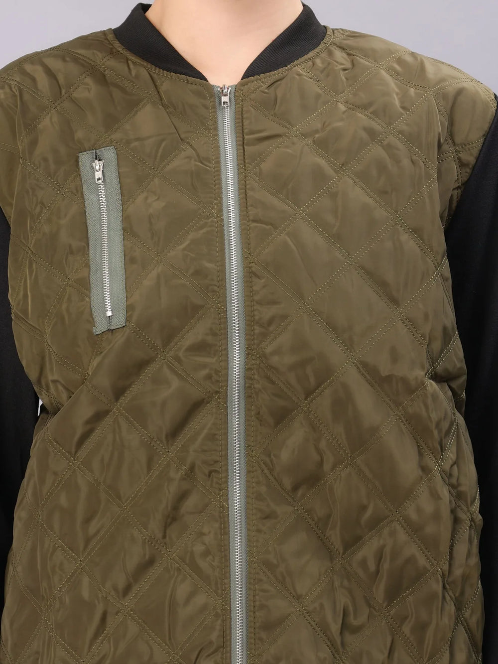 Zipper Bomber Jacket