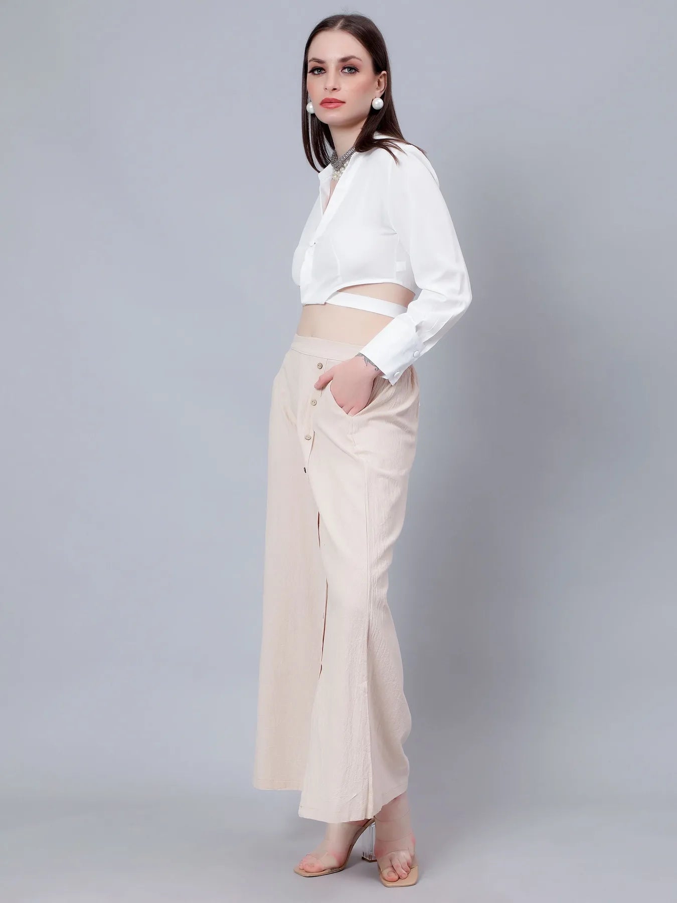 Classic Blouse & Culottes Set