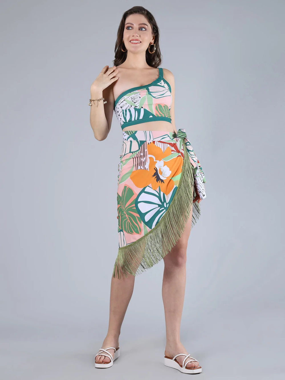 Tassel Wrap Bikini Set