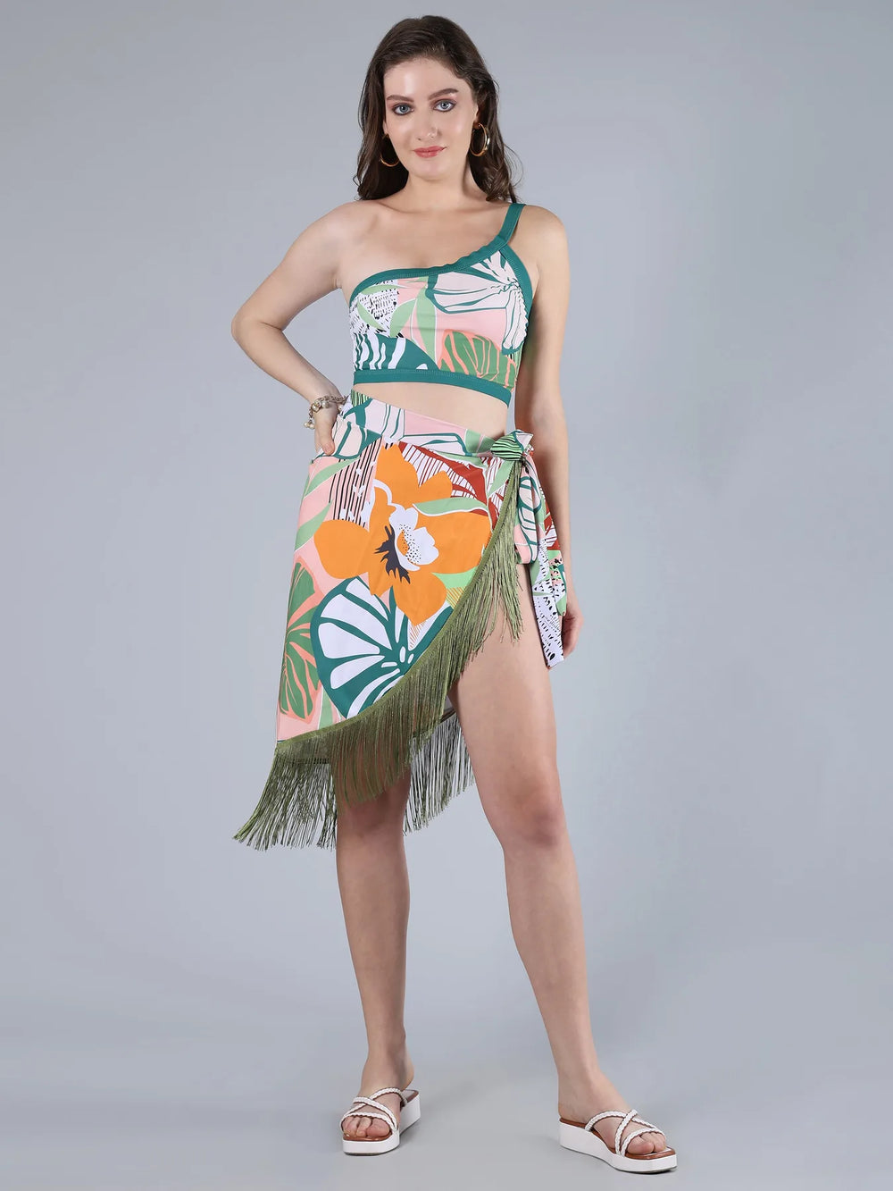 Tassel Wrap Bikini Set