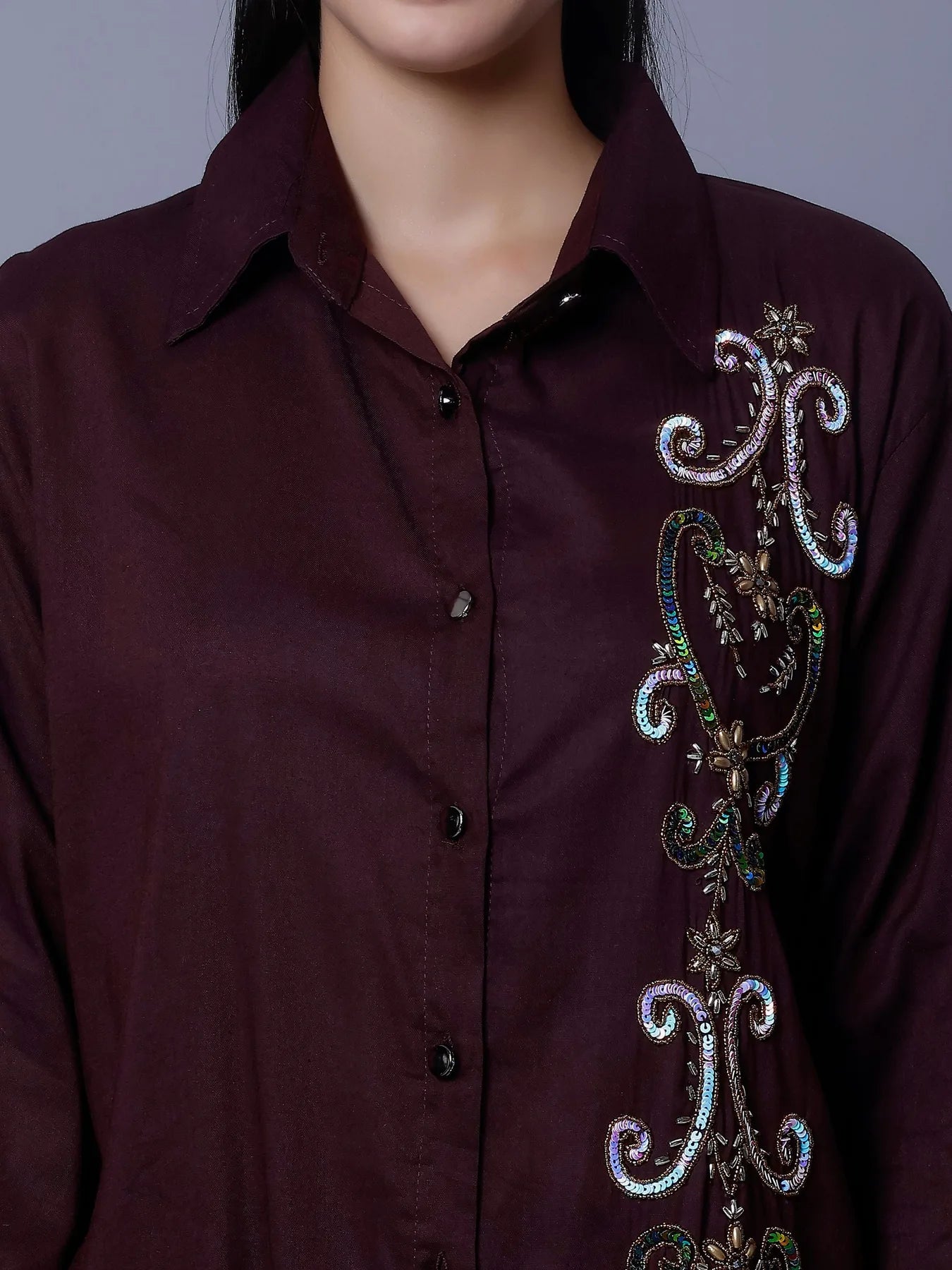 Hand Embroidery Two-Piece Set