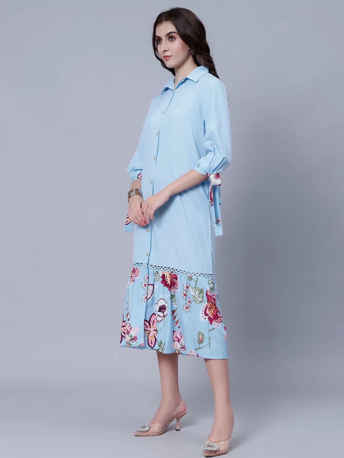 Casual Long Shirt Dress