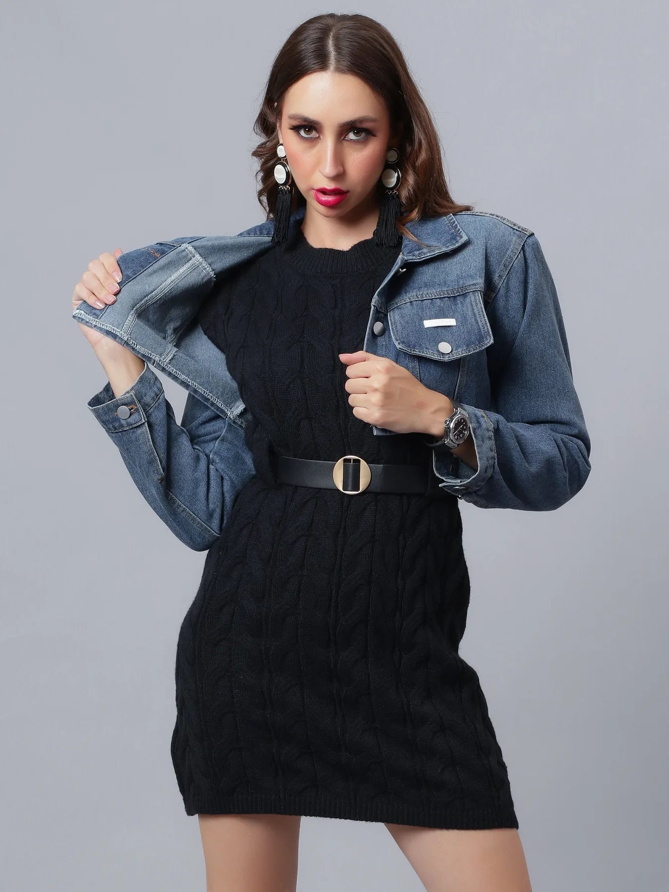 Denim Crop Jacket